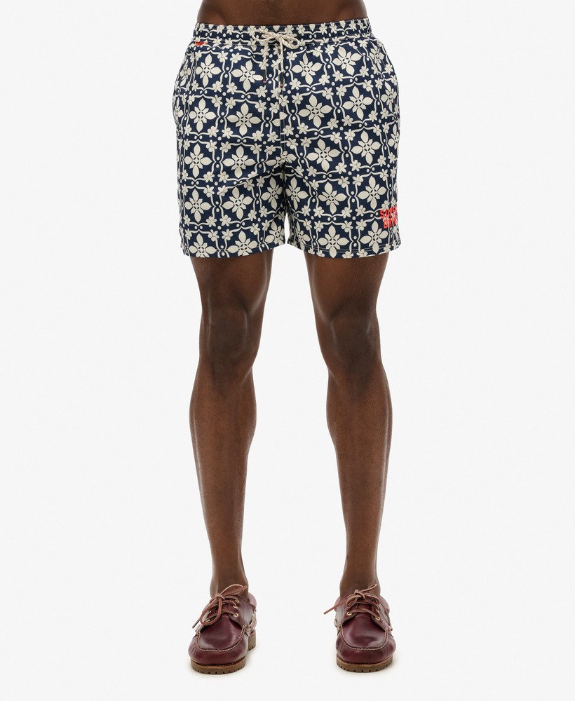 Tile Print 17 Swim Short