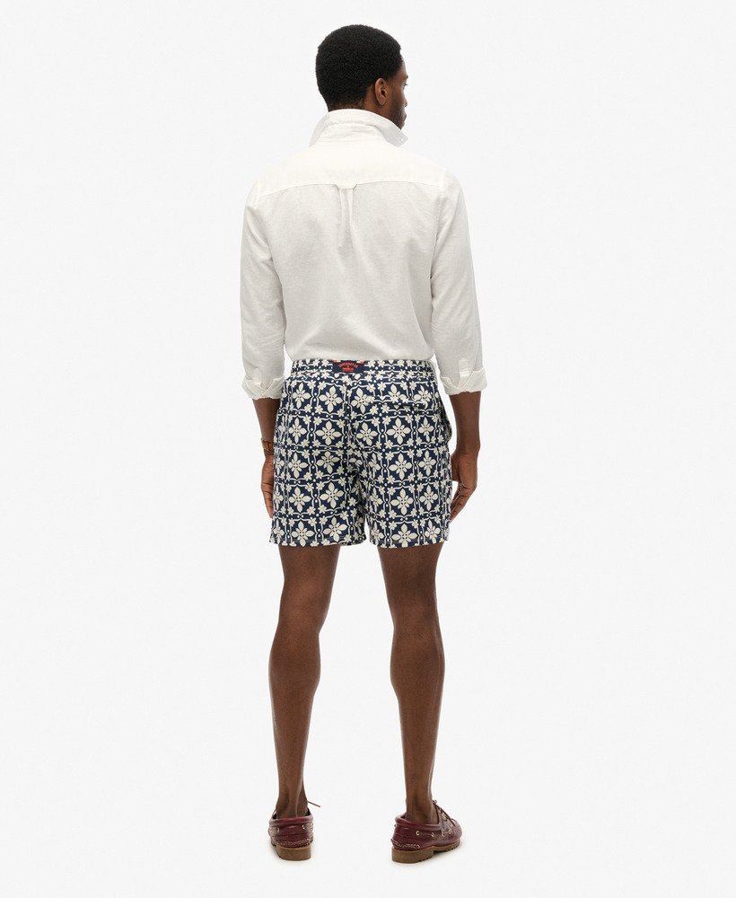 Tile Print 17 Swim Short
