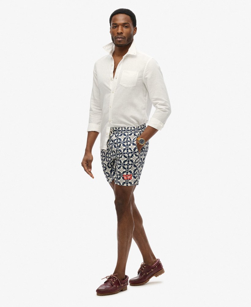 Tile Print 17 Swim Short
