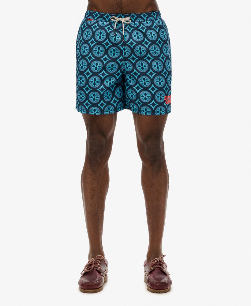 Tile Print 17 Swim Short