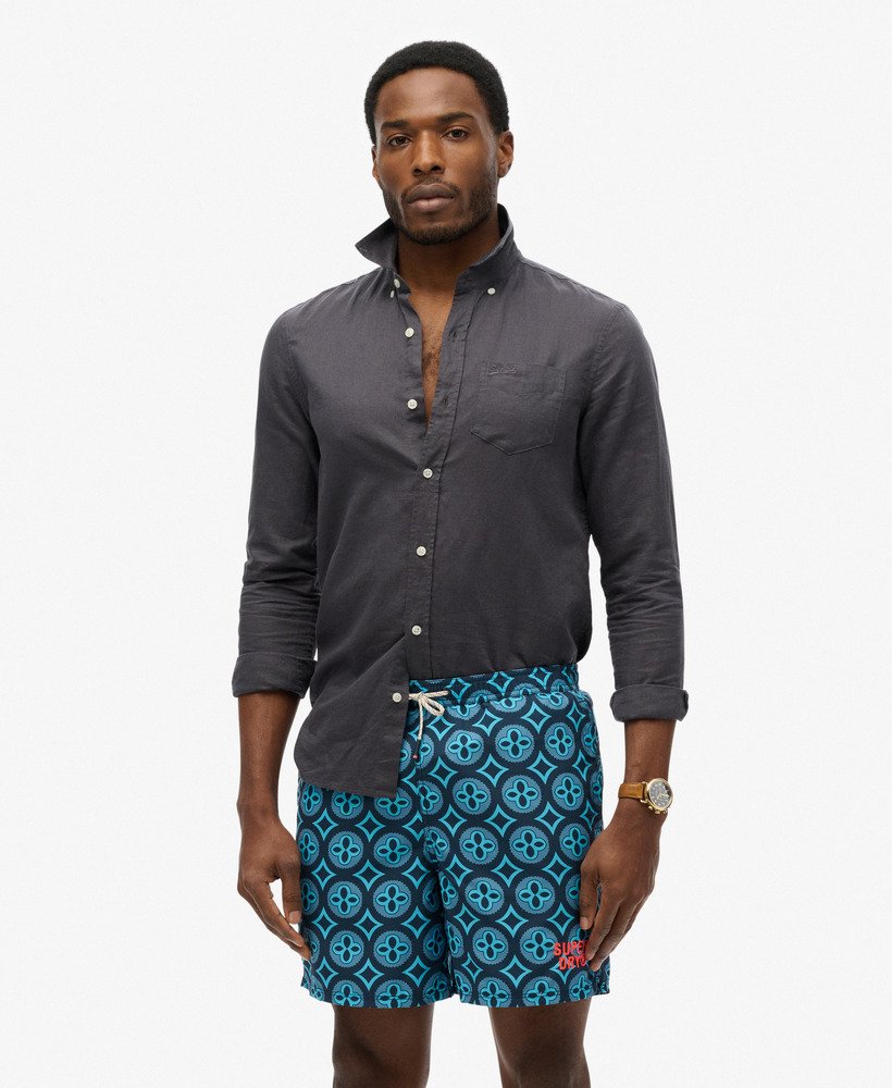 Tile Print 17 Swim Short