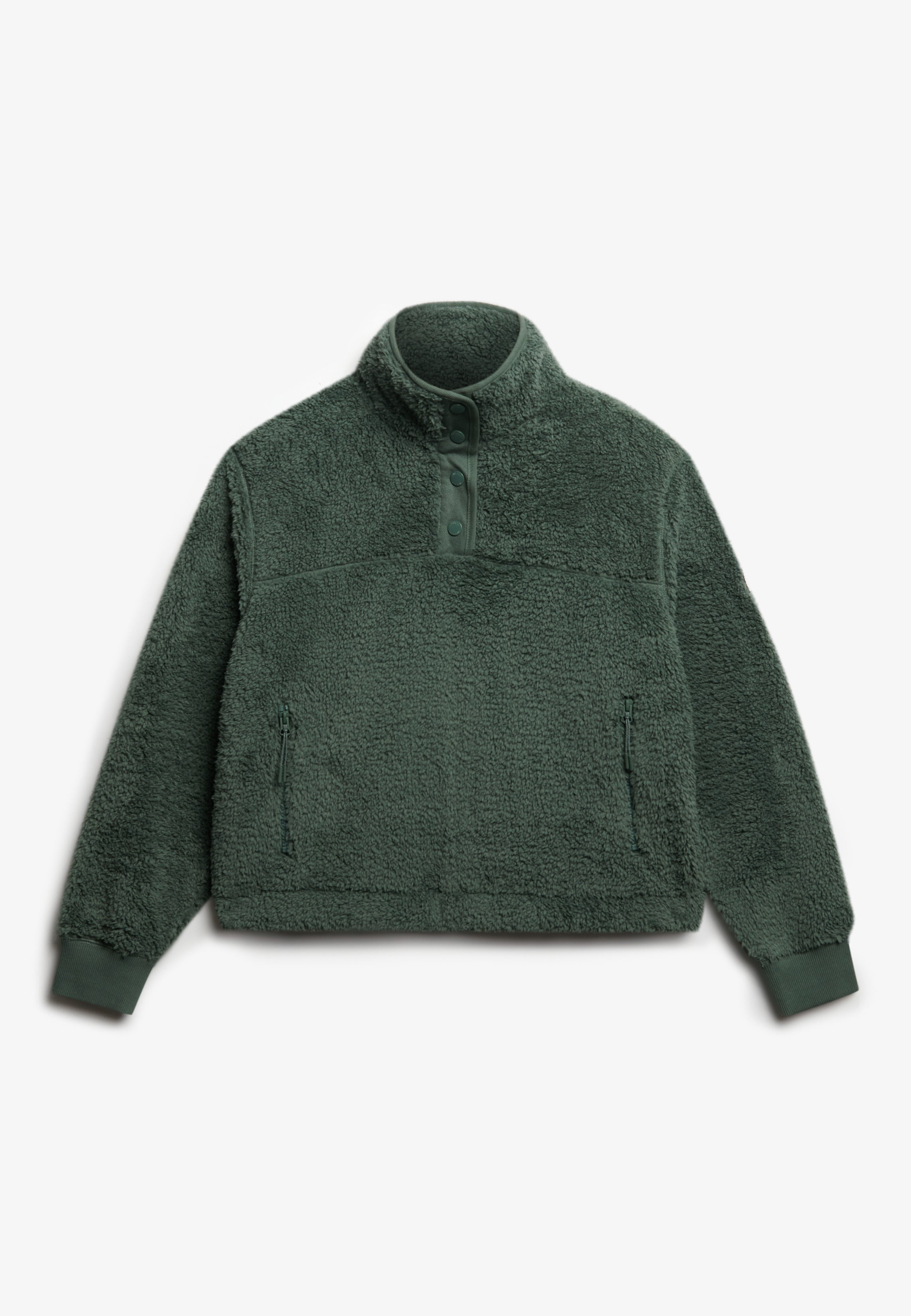 Super Soft Popper Neck Teddy Fleece