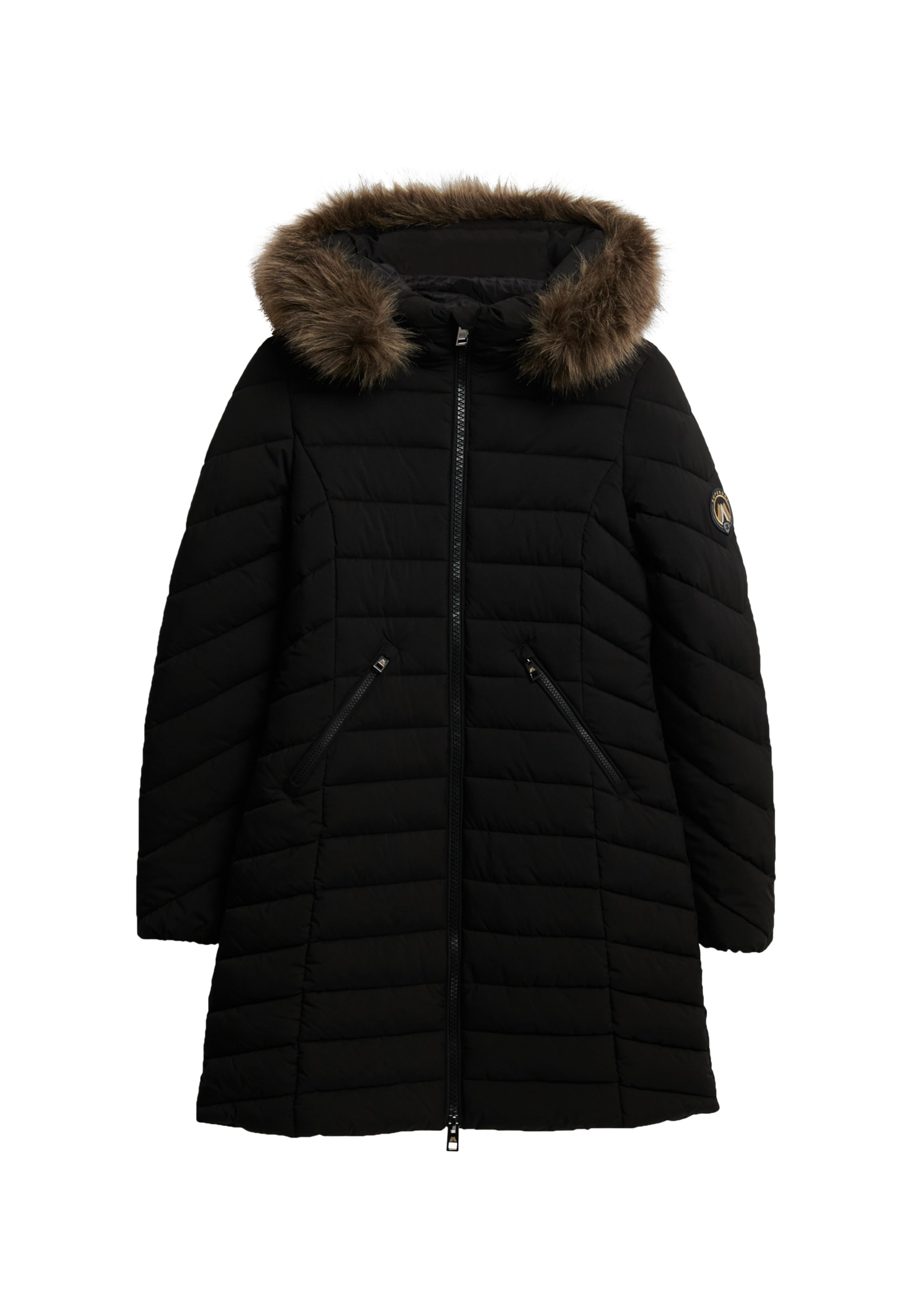 Fuji Faux Fur Hood Mid Length