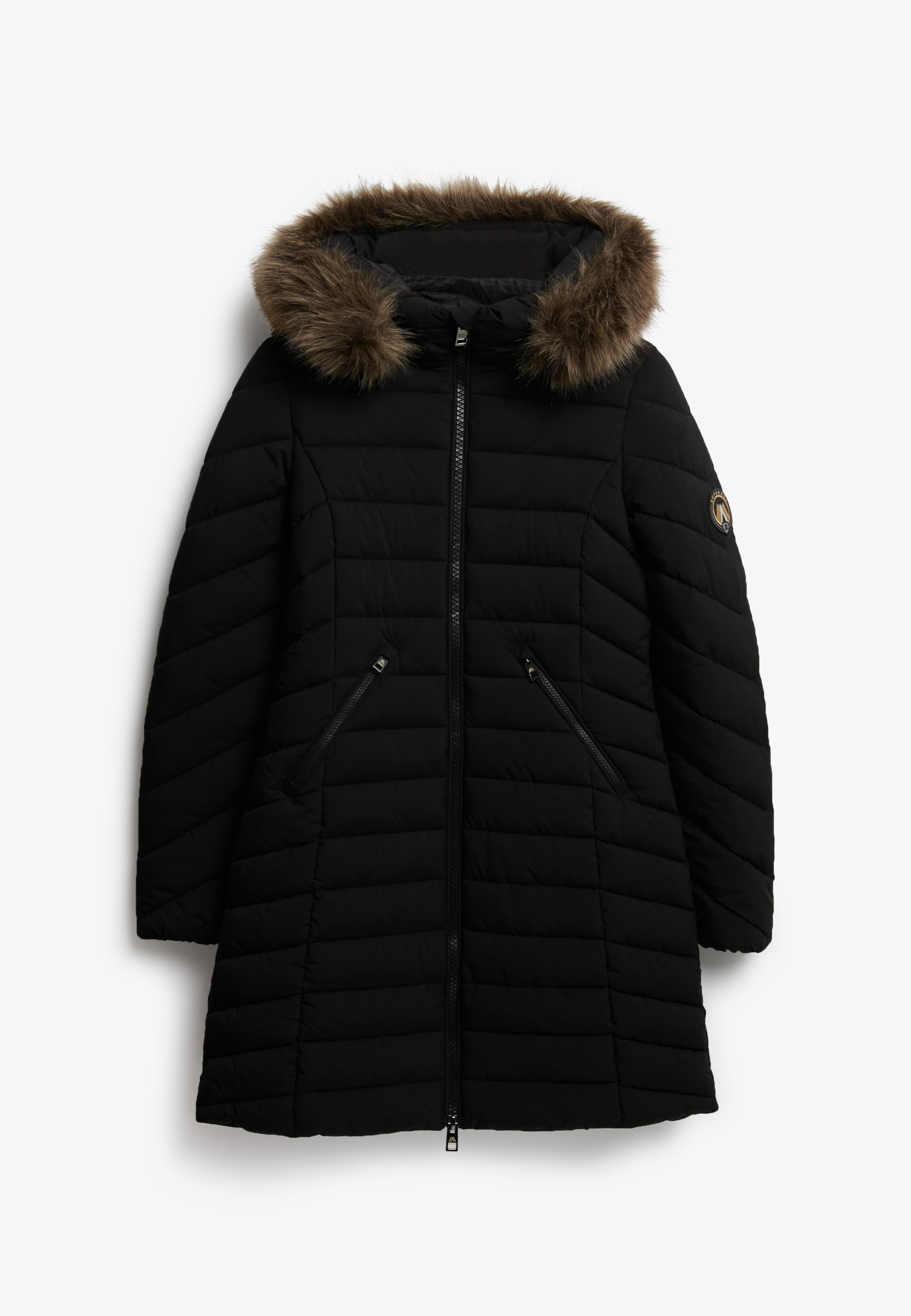 Fuji Faux Fur Hood Mid Length