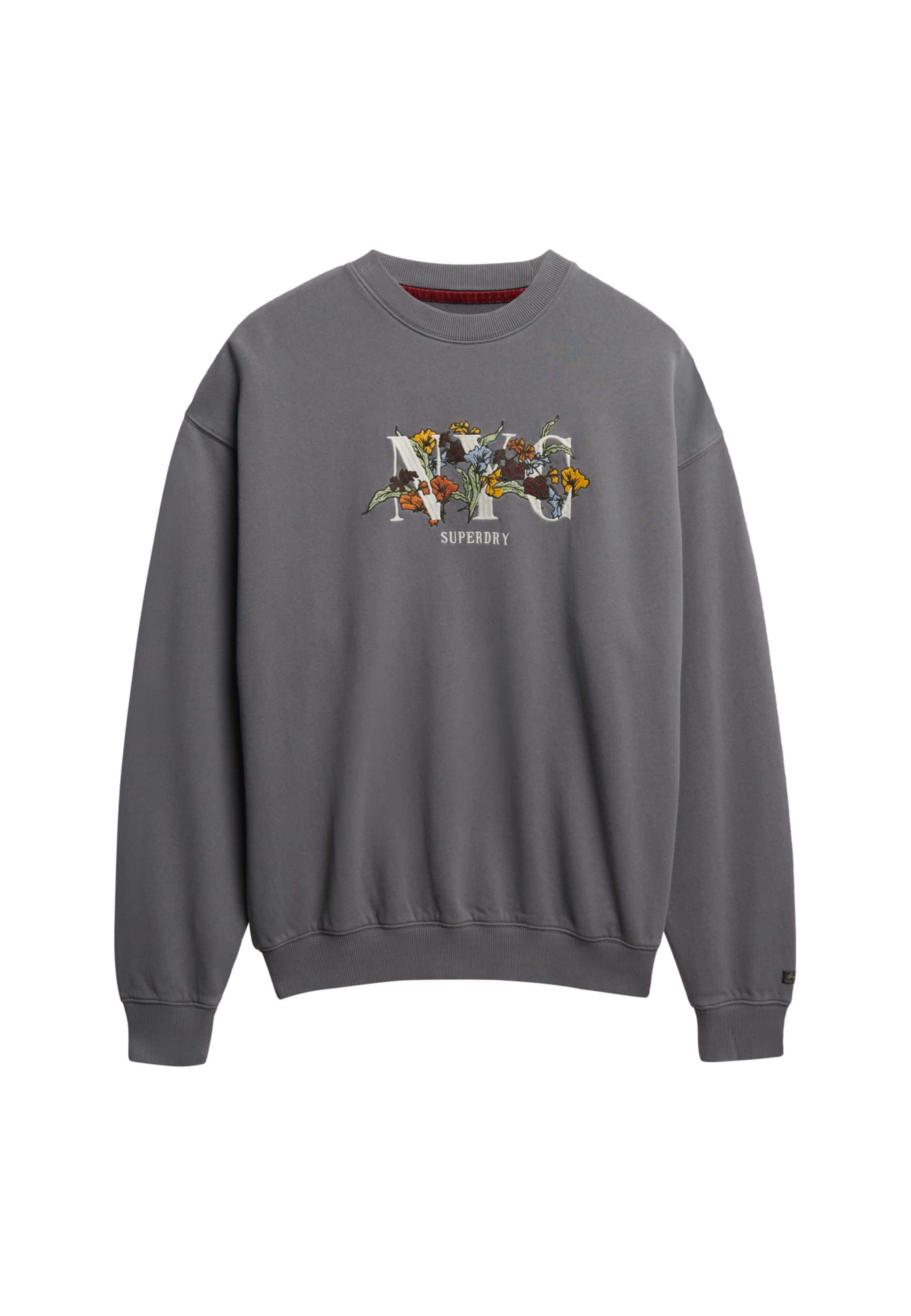 Night Garden Oversized Crew Sweatshirt
