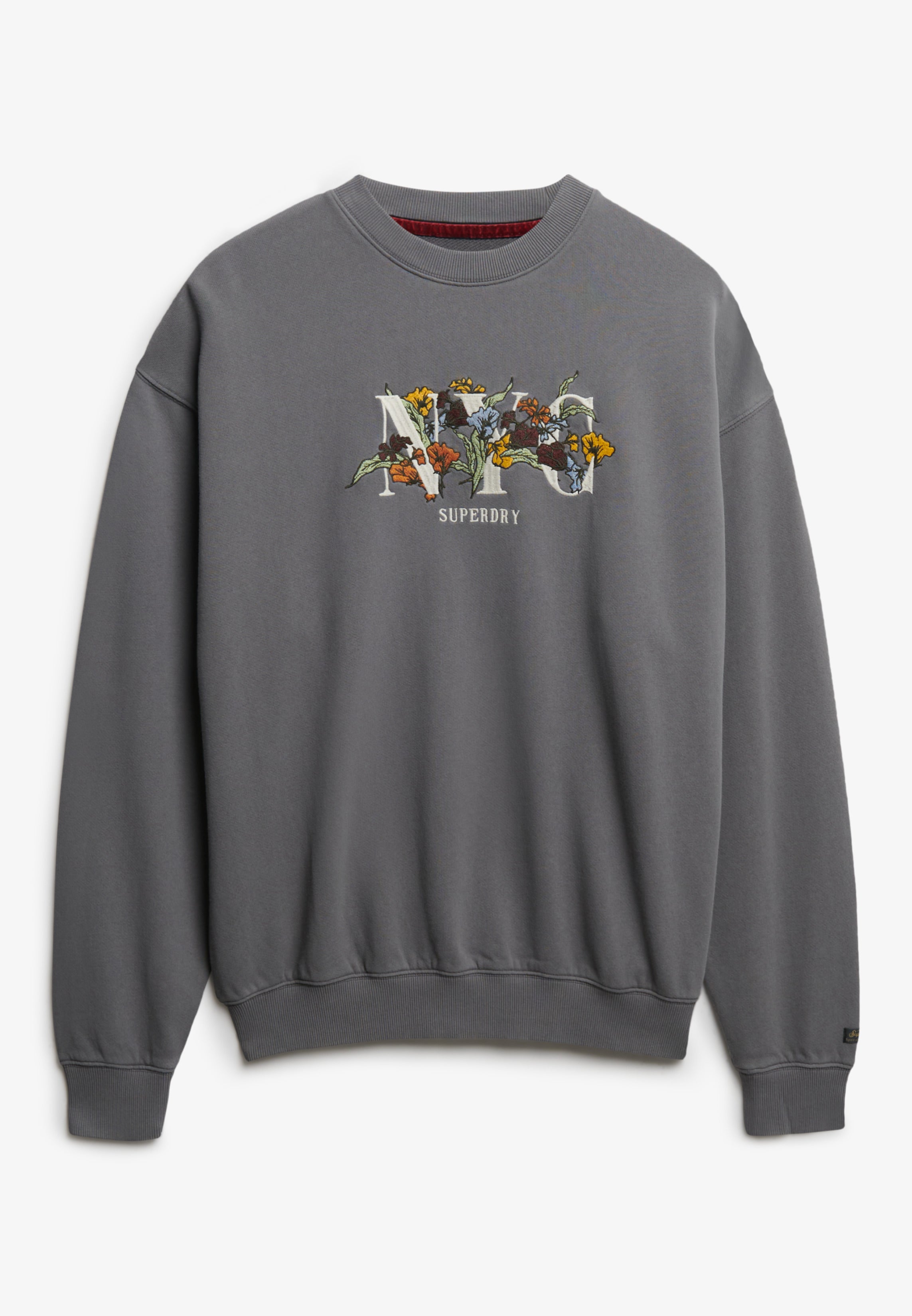 Night Garden Oversized Crew Sweatshirt