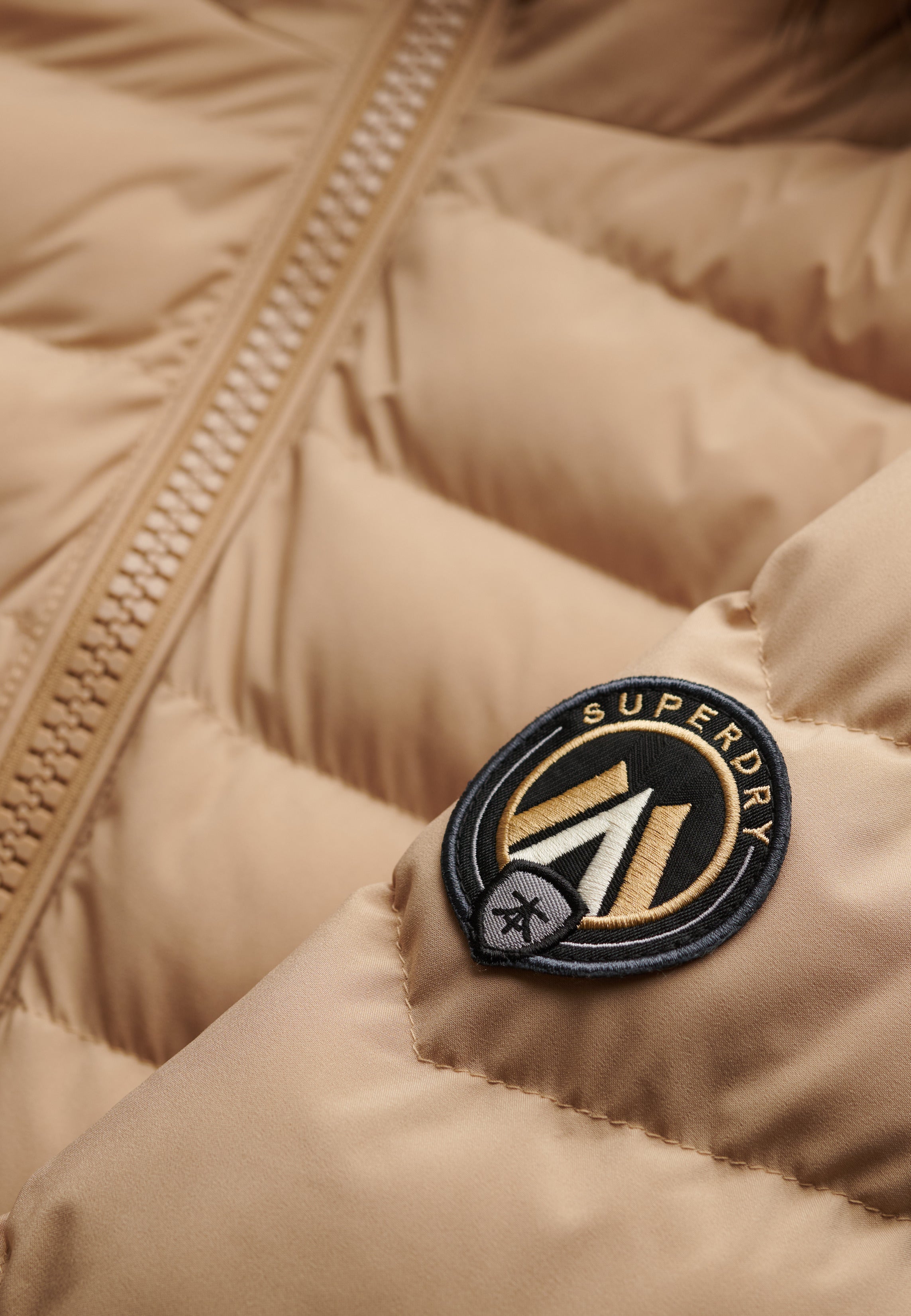 Fuji Faux Fur Hood Padded Jacket