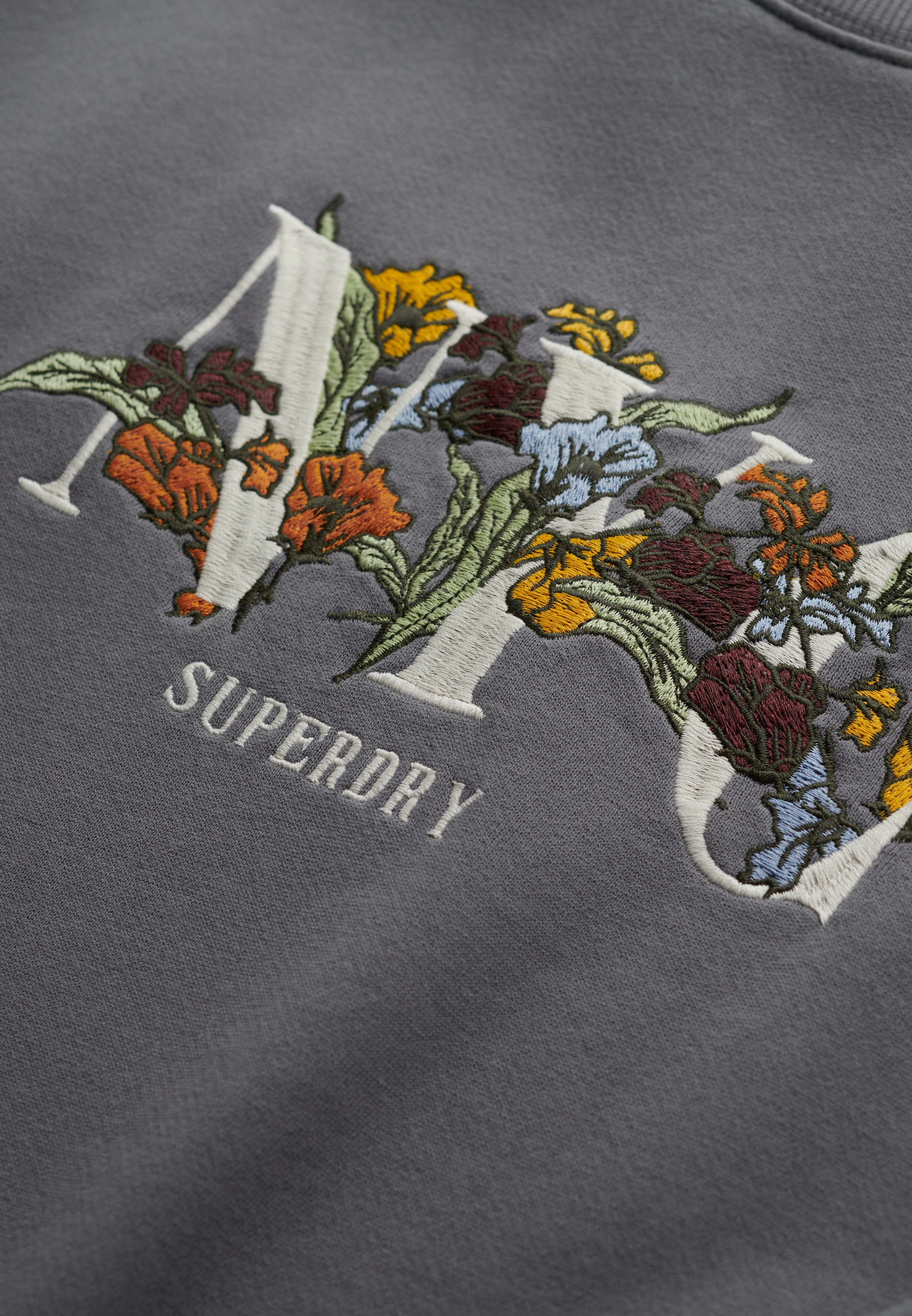 Night Garden Oversized Crew Sweatshirt