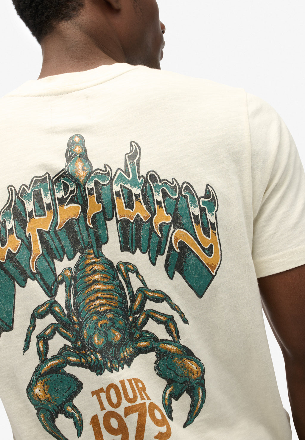 تيشيرت مريح بنمط موسيقى الروك للدراجات النارية