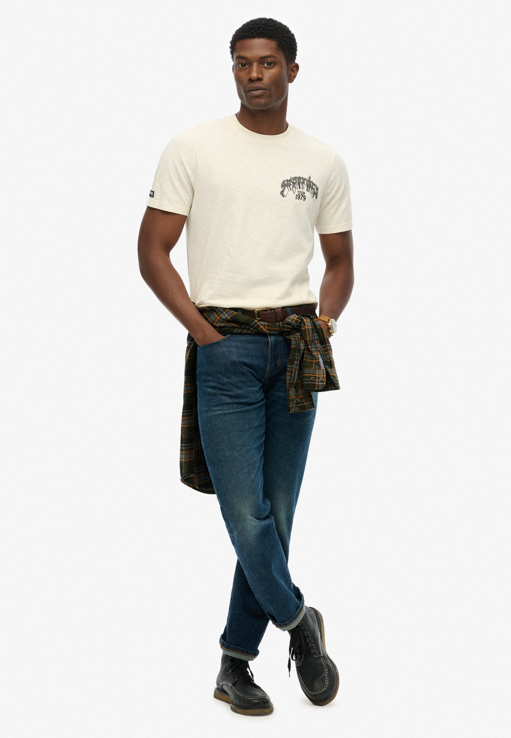 تيشيرت مريح بنمط موسيقى الروك للدراجات النارية