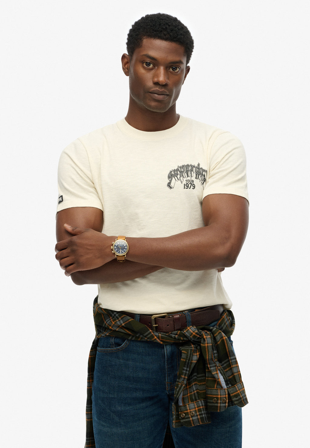 تيشيرت مريح بنمط موسيقى الروك للدراجات النارية