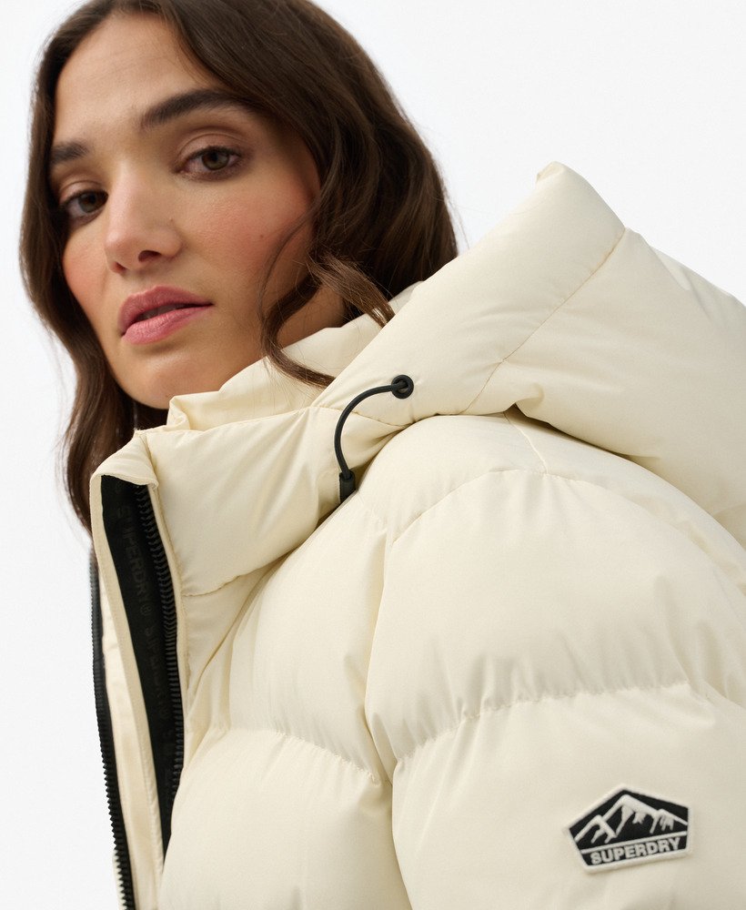 Hooded Sports Puffer Jacket