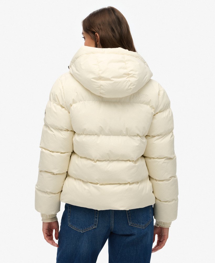 Hooded Sports Puffer Jacket