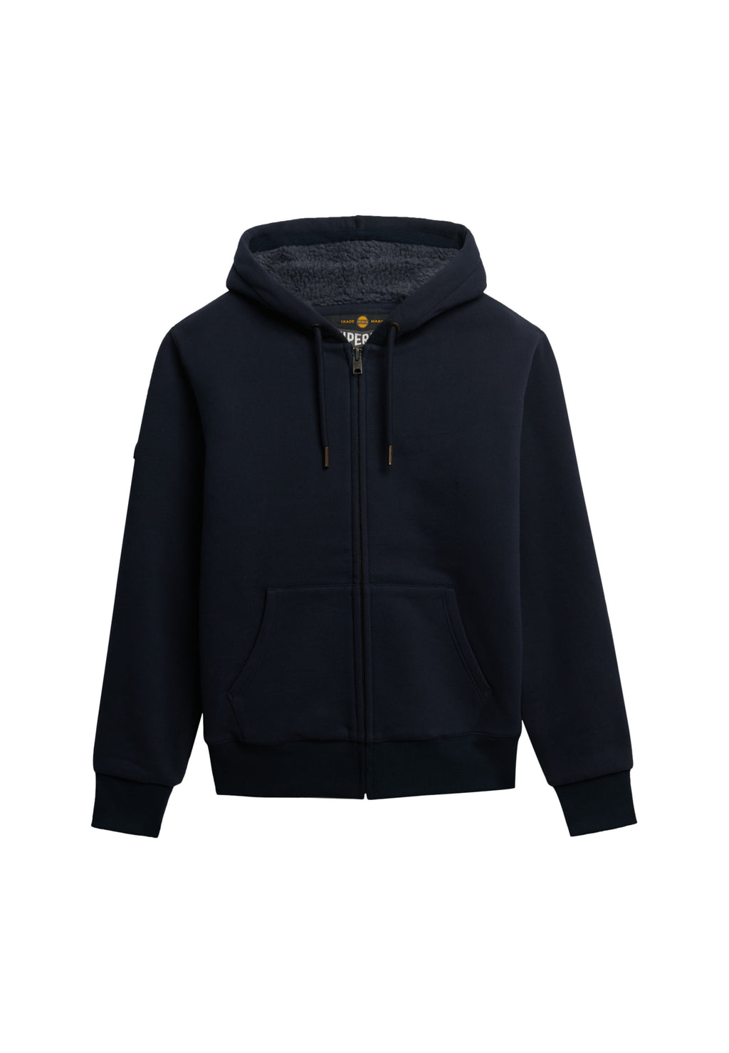 Borg Lined Zip Hoodie