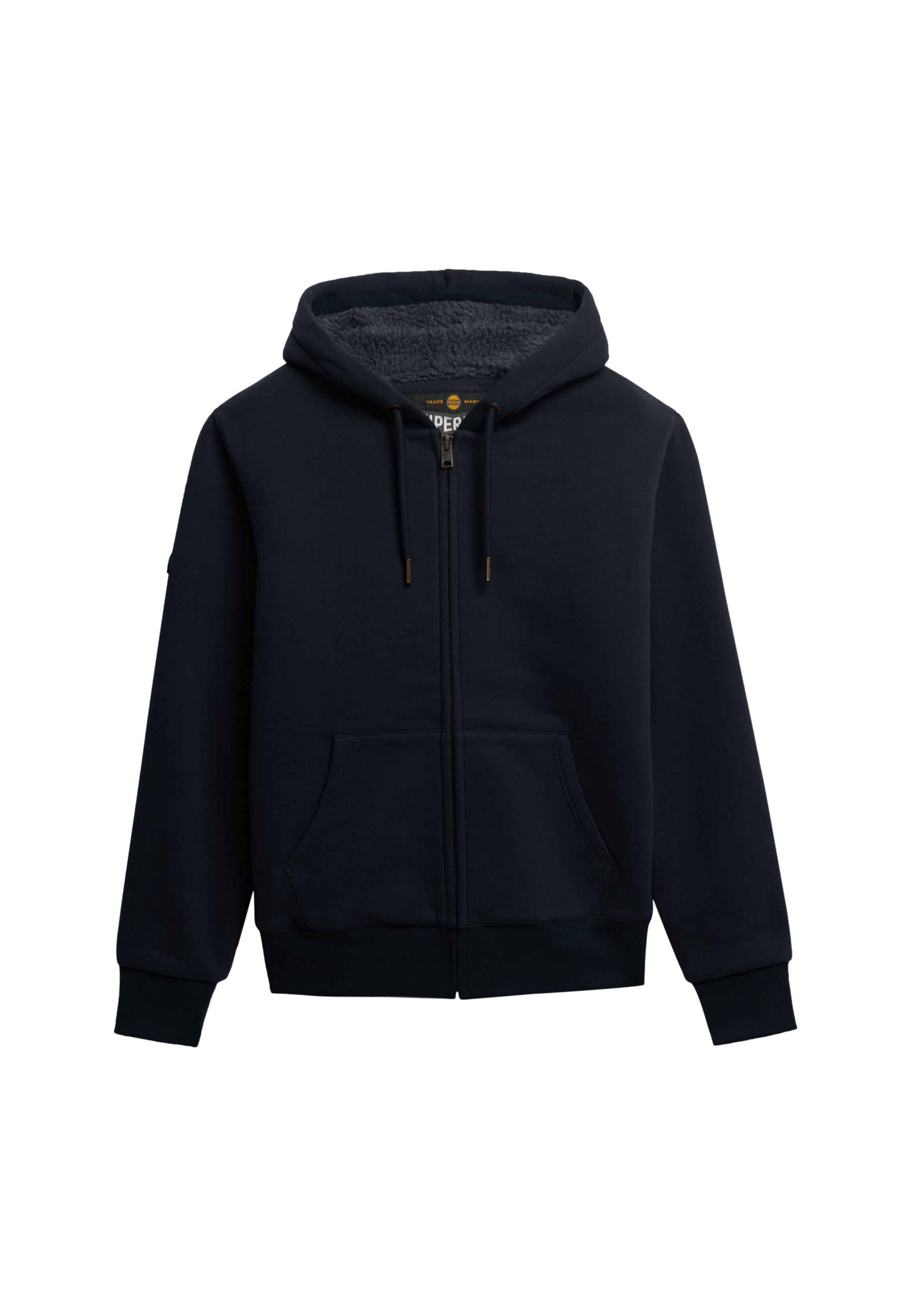 Borg Lined Zip Hoodie