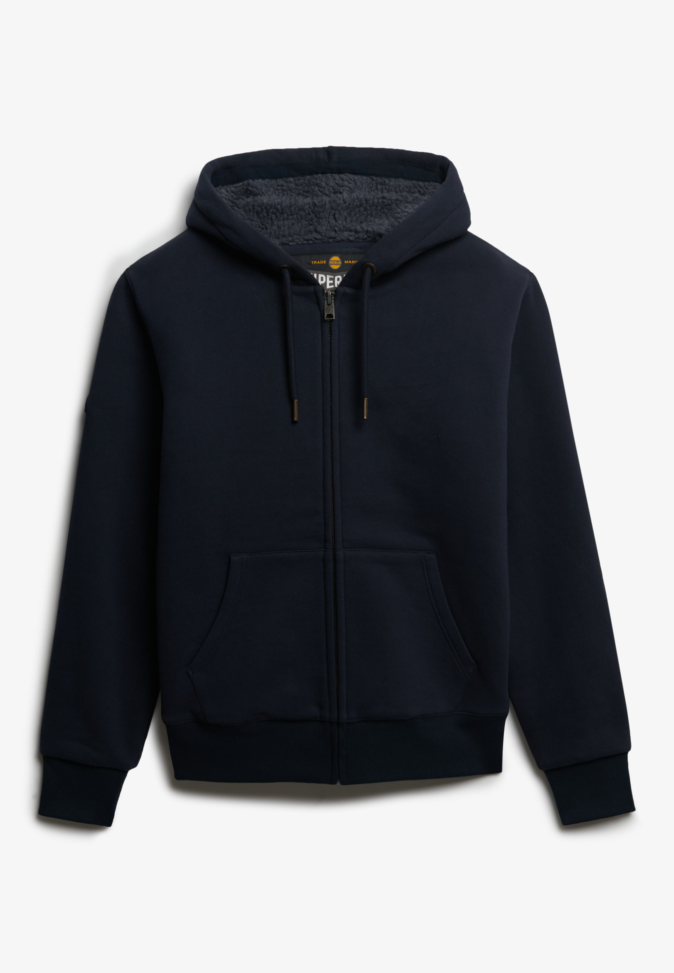 Borg Lined Zip Hoodie