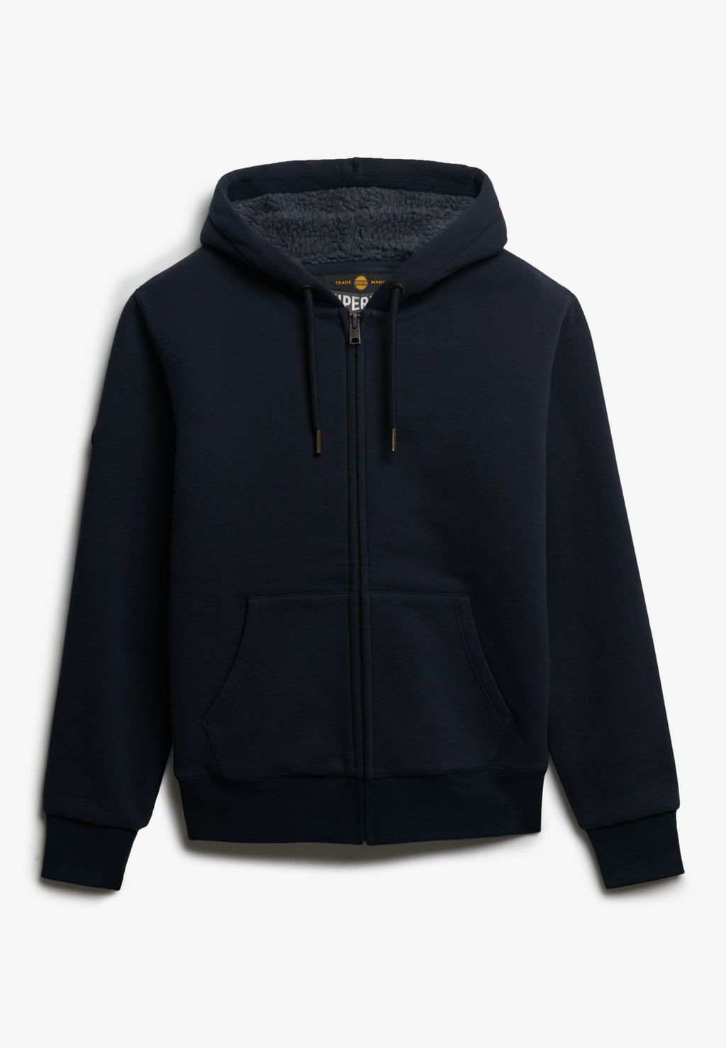 Borg Lined Zip Hoodie