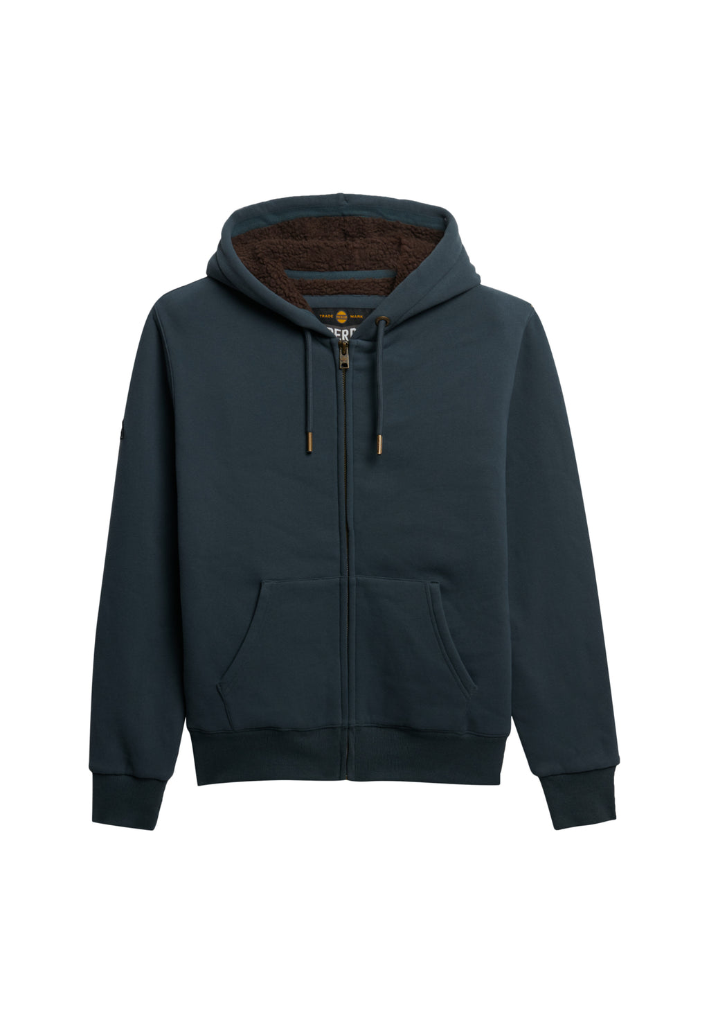 Borg Lined Zip Hoodie