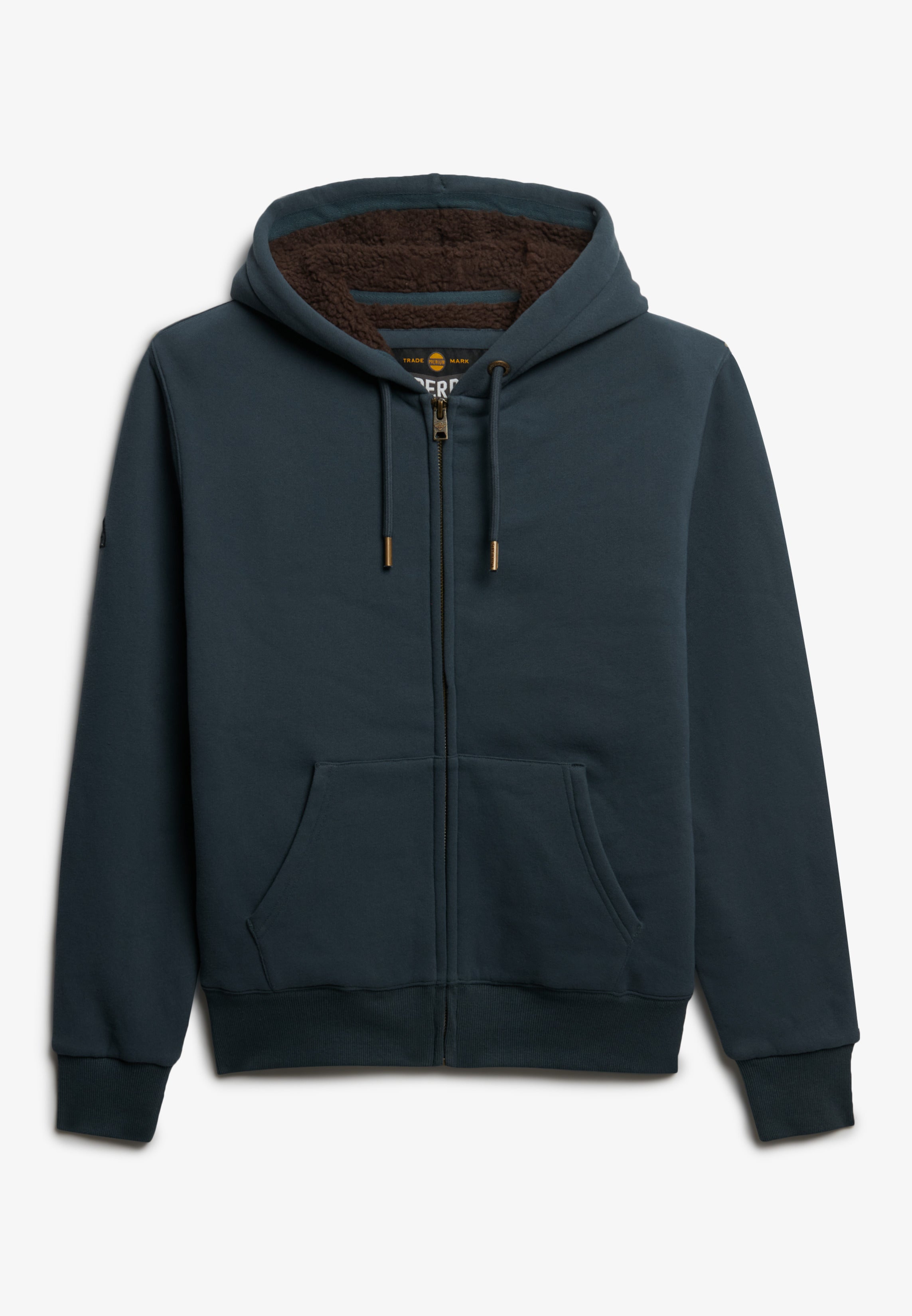 Borg Lined Zip Hoodie