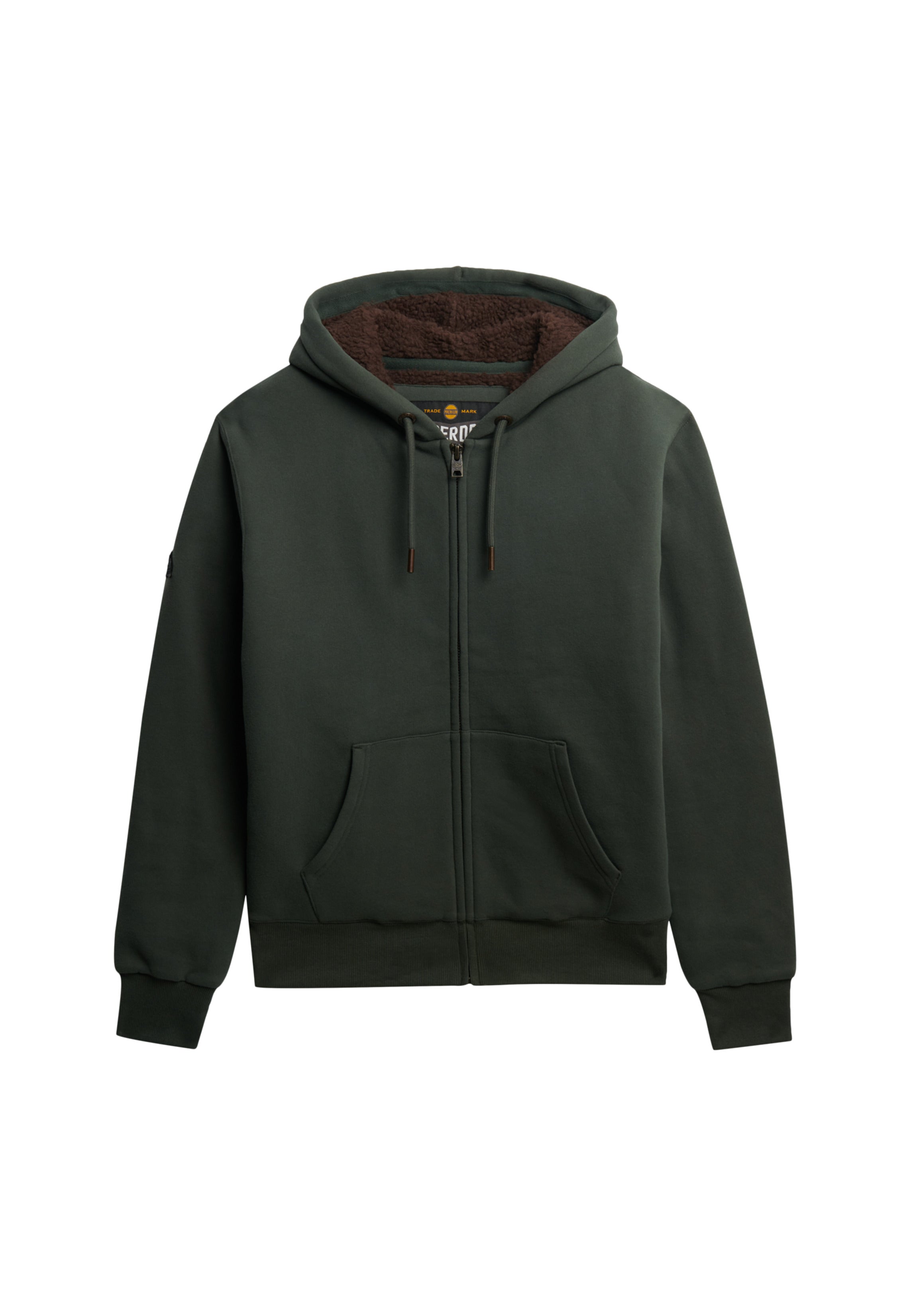 Borg Lined Zip Hoodie