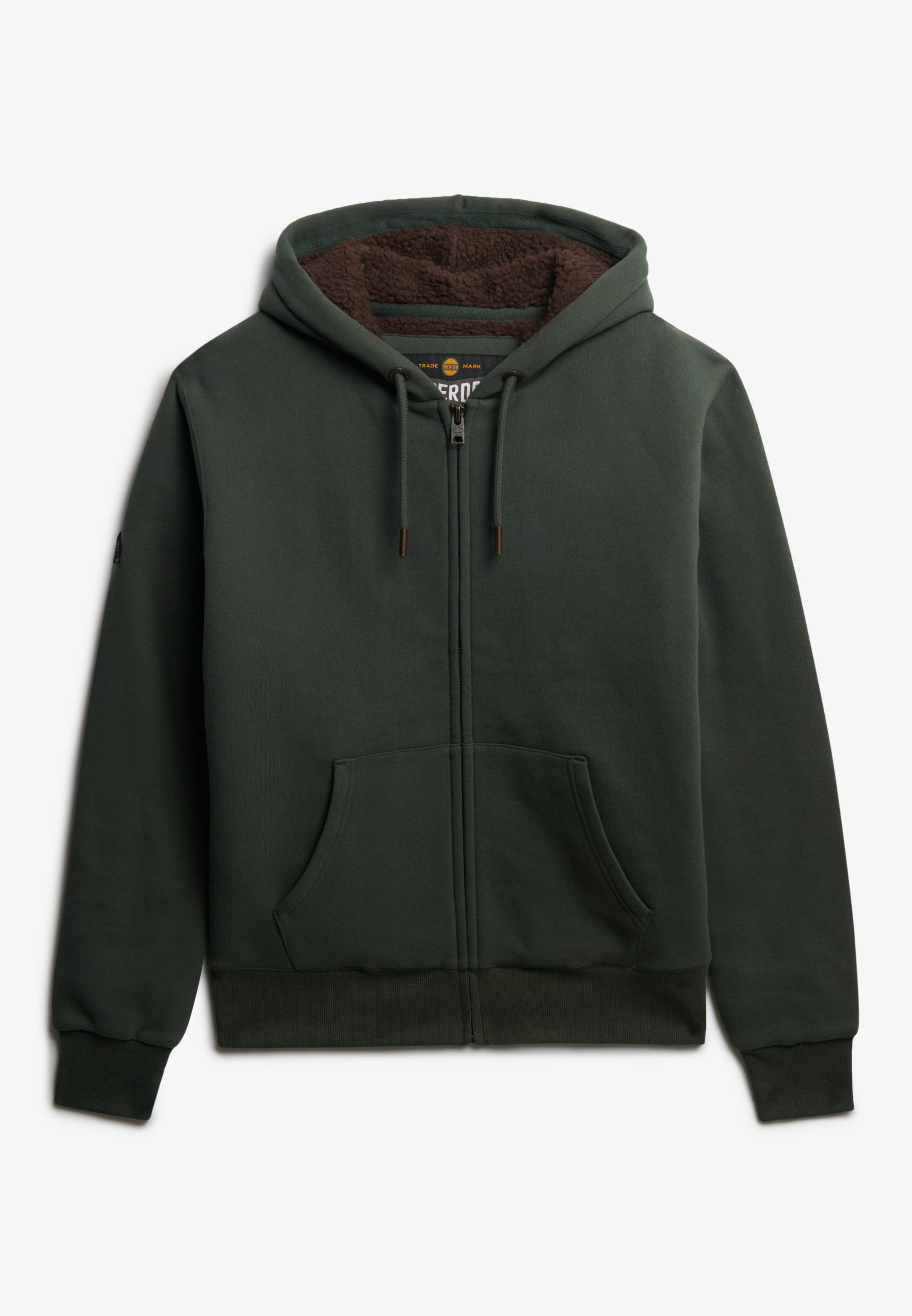 Borg Lined Zip Hoodie