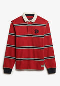 Vintage Athletic Stripe Rugby Top