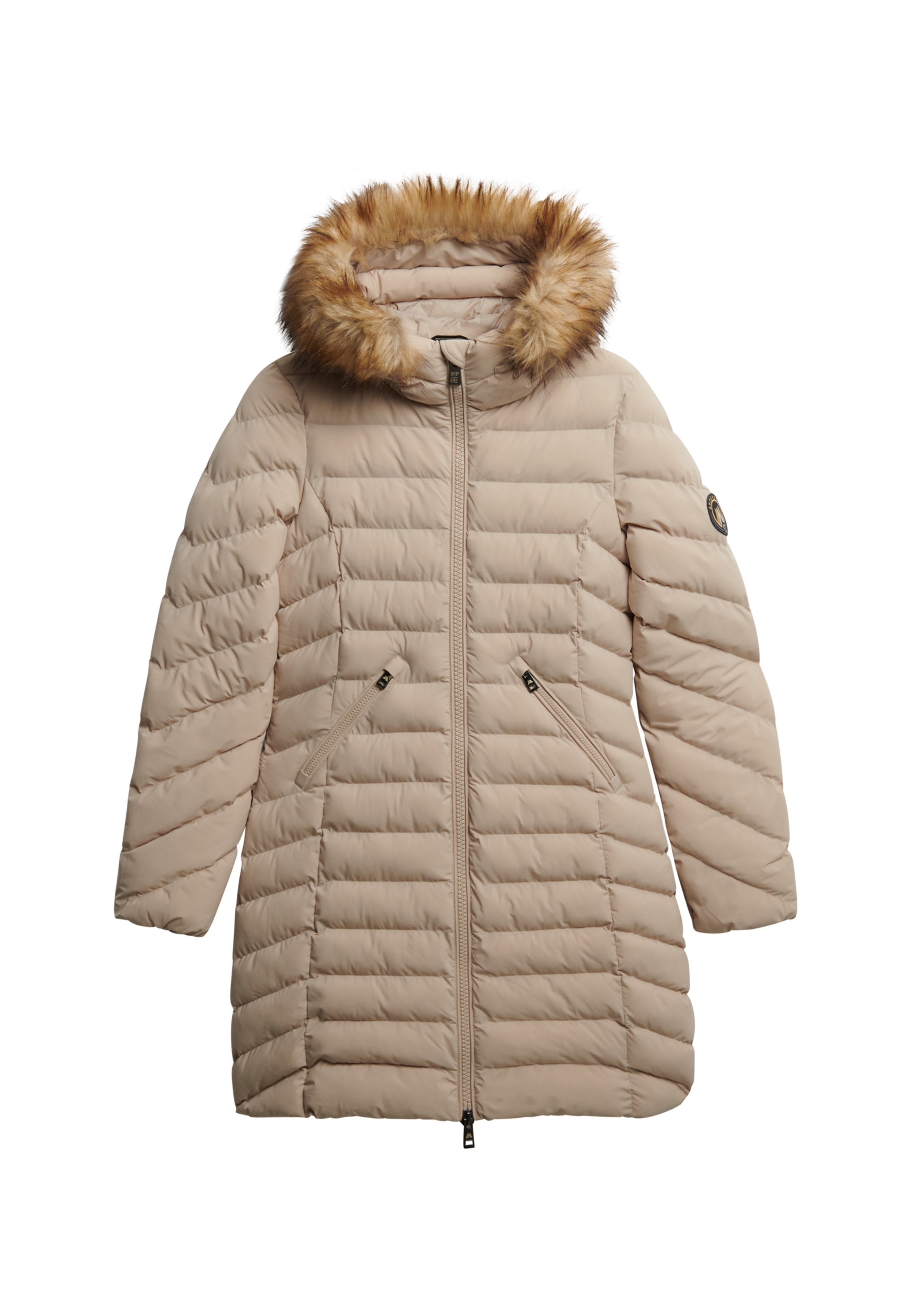 Fuji Faux Fur Hood Mid Length