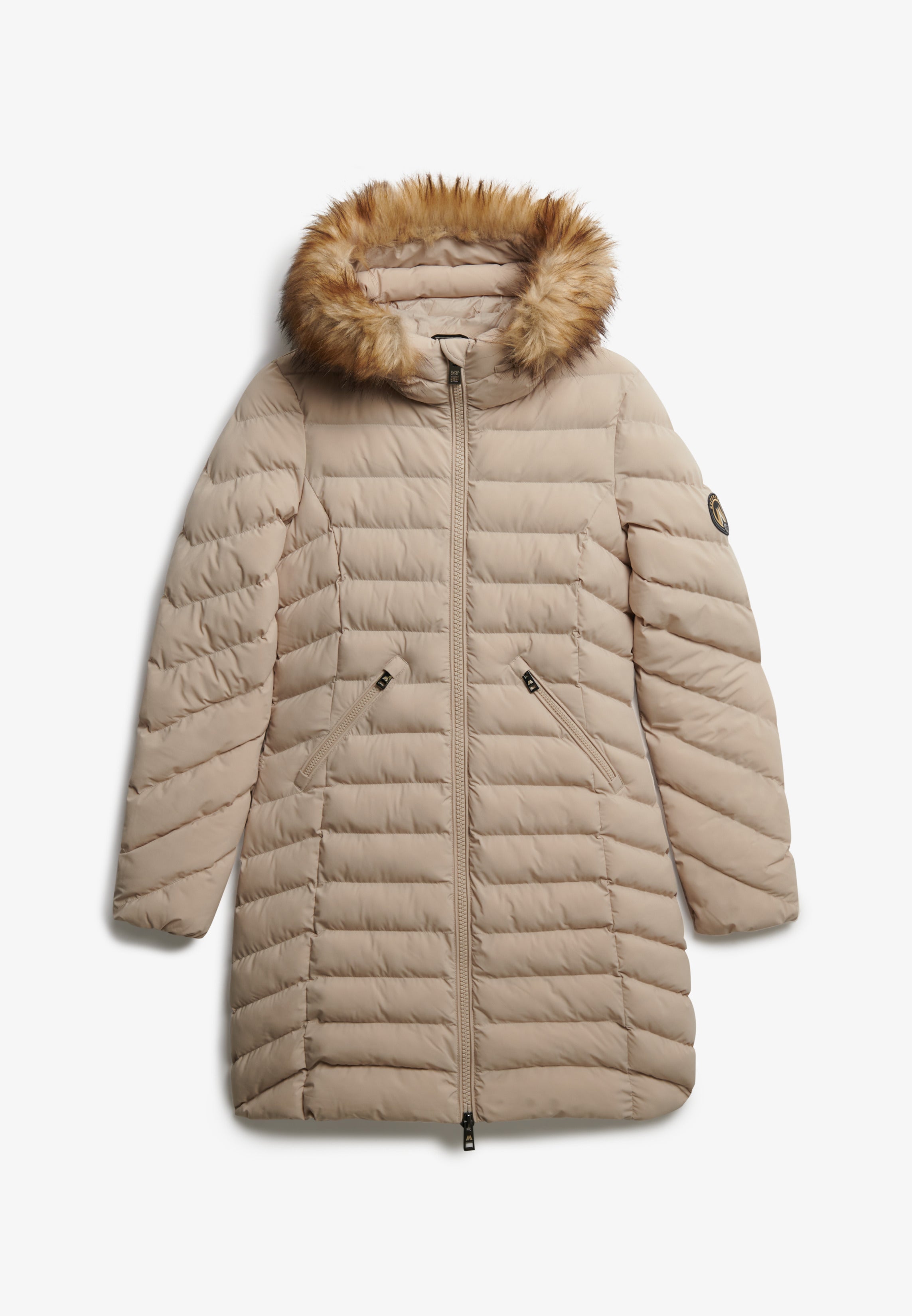 Fuji Faux Fur Hood Mid Length