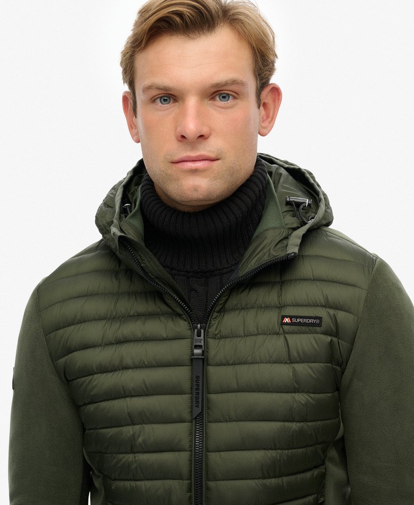 Hooded Storm Fleece Hybrid Jacket