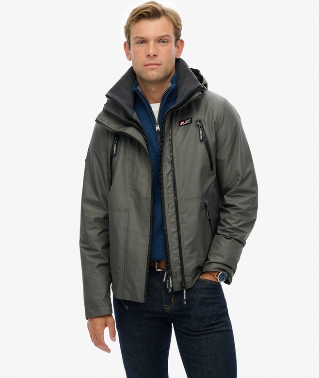 Hooded Mountain Windbreaker Jacket