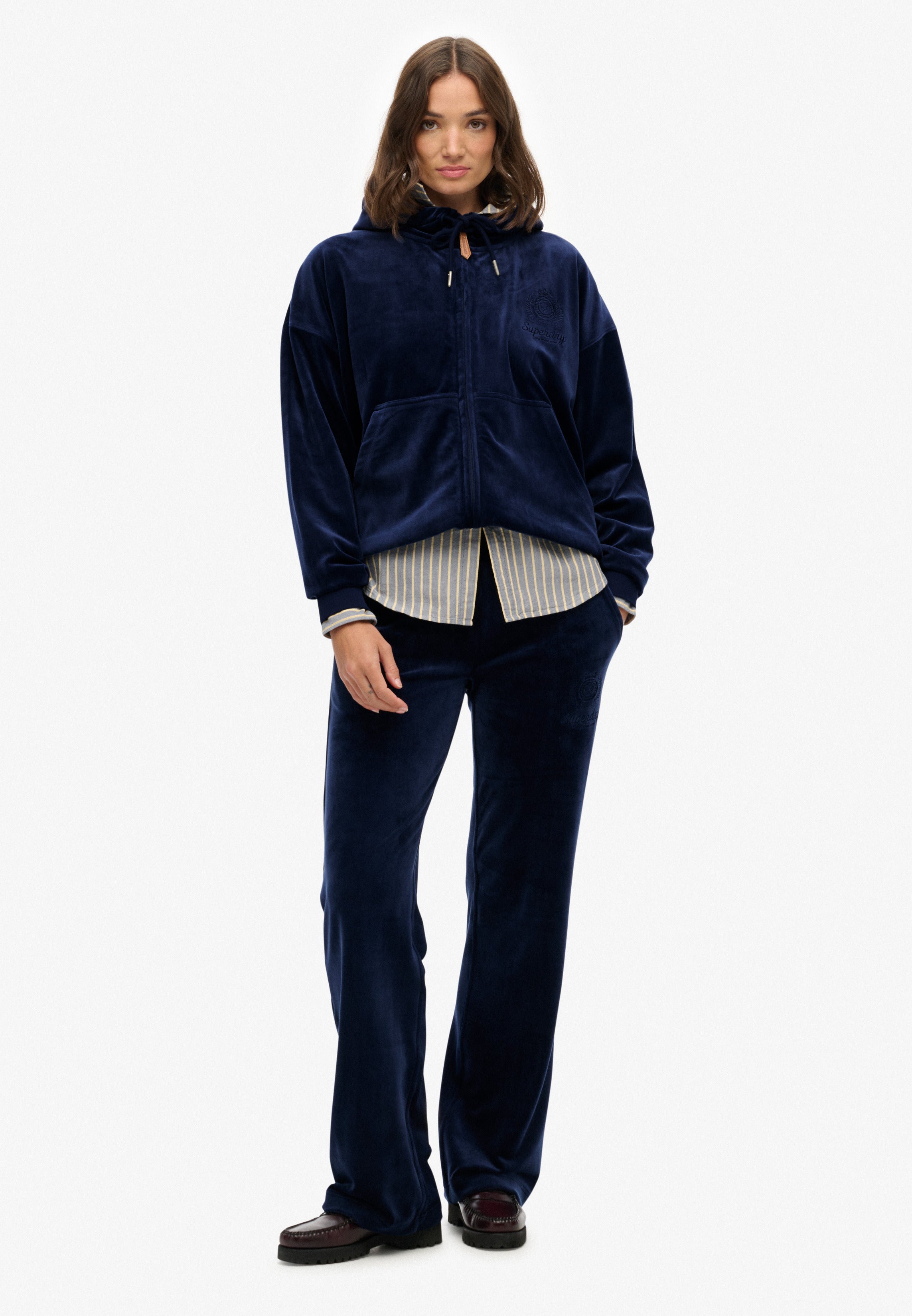 Country Club Velour Zip Hoodie