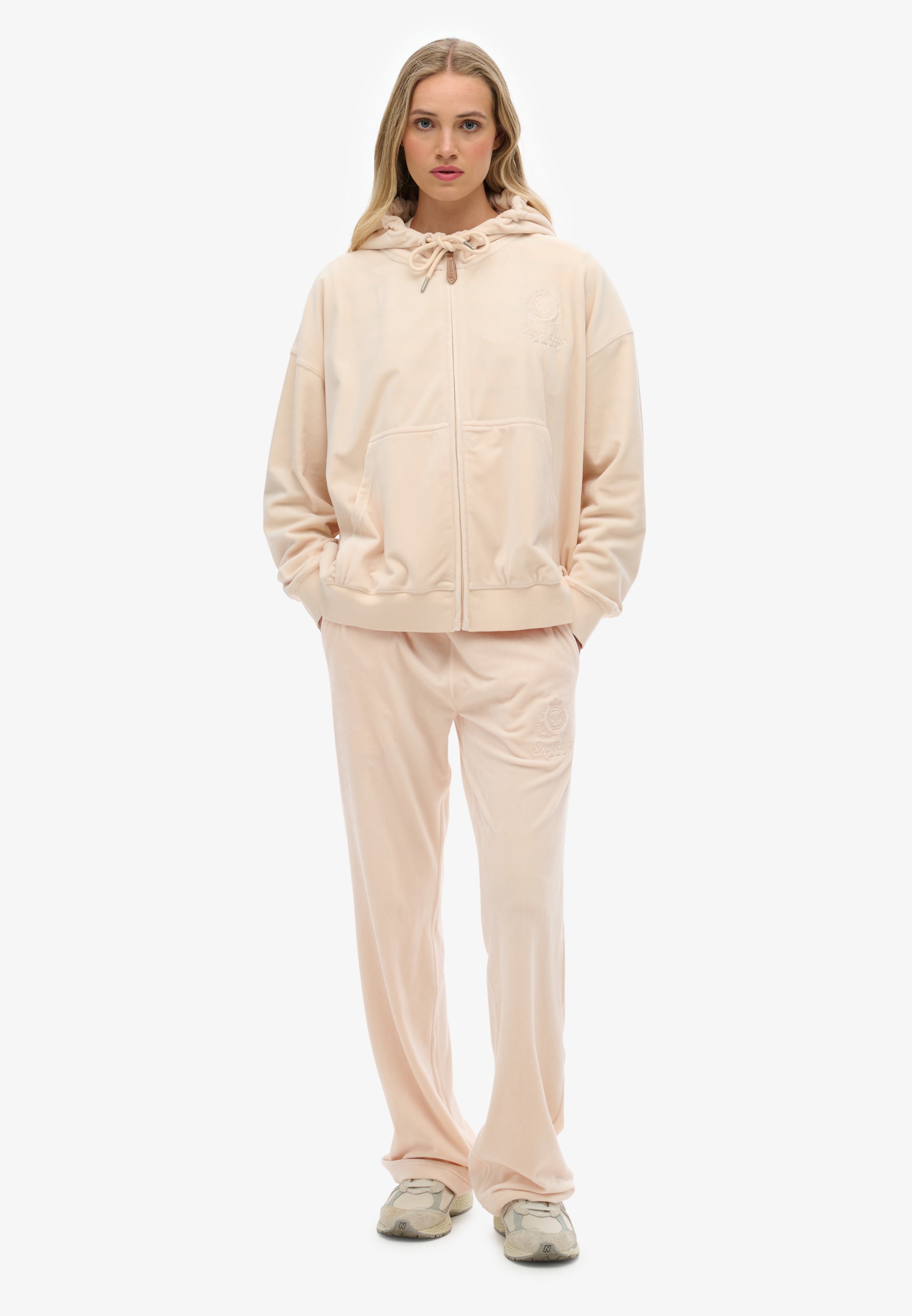 Country Club Velour Zip Hoodie