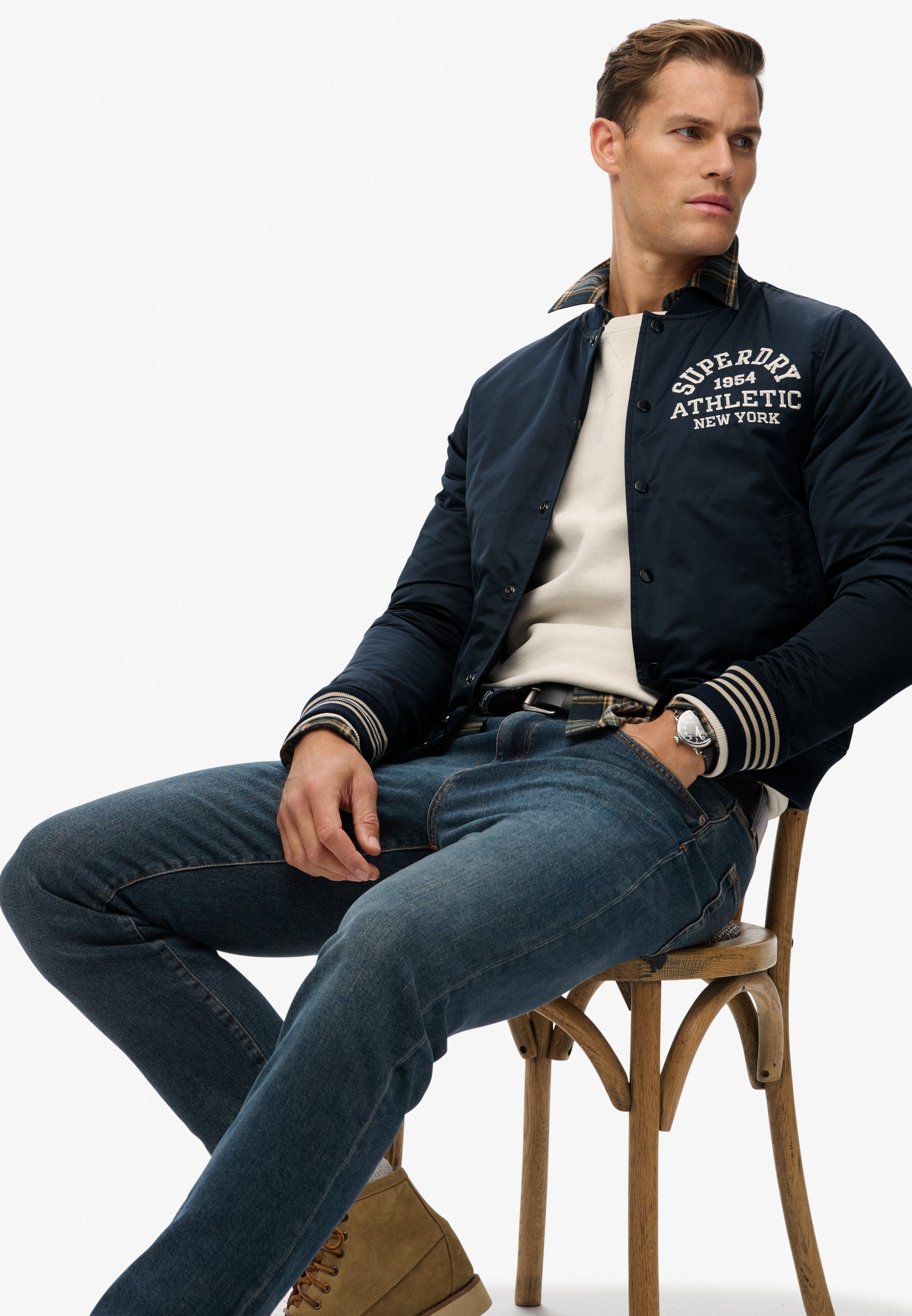 Athletic Varsity Bomber Jacket