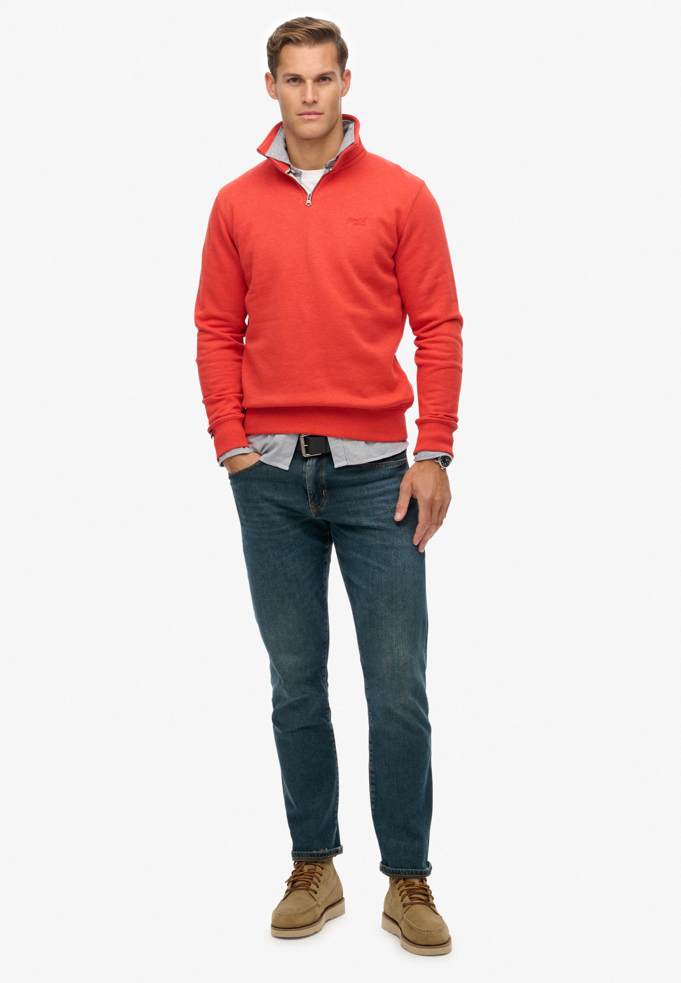 Essential Logo Half Zip Sweatshirt