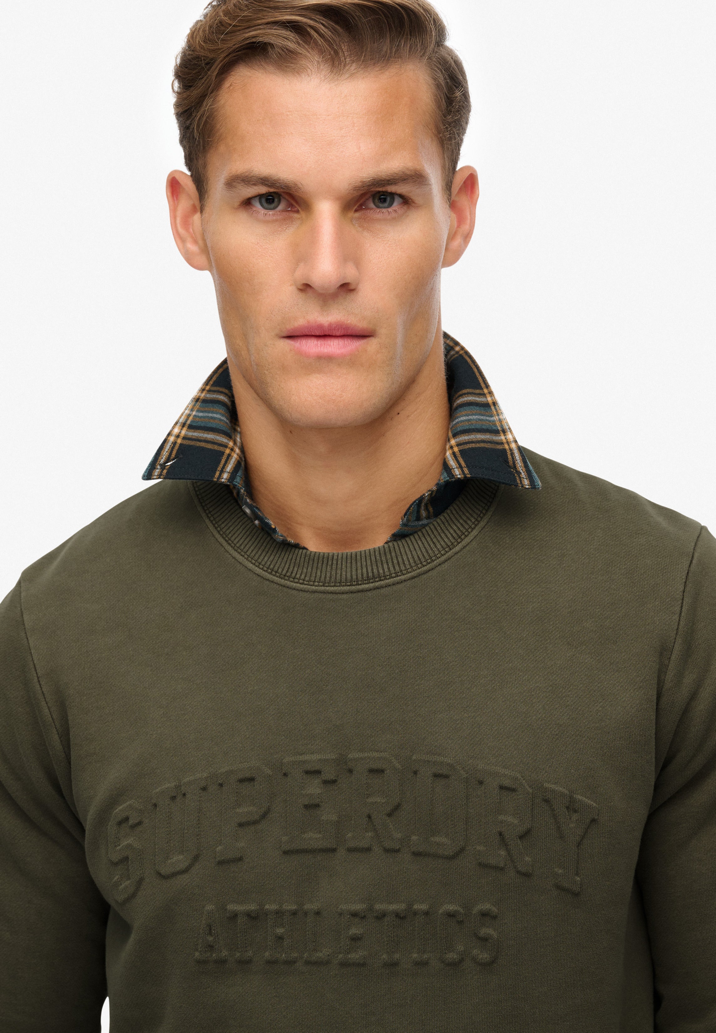 Athletic Embossed Sweatshirt