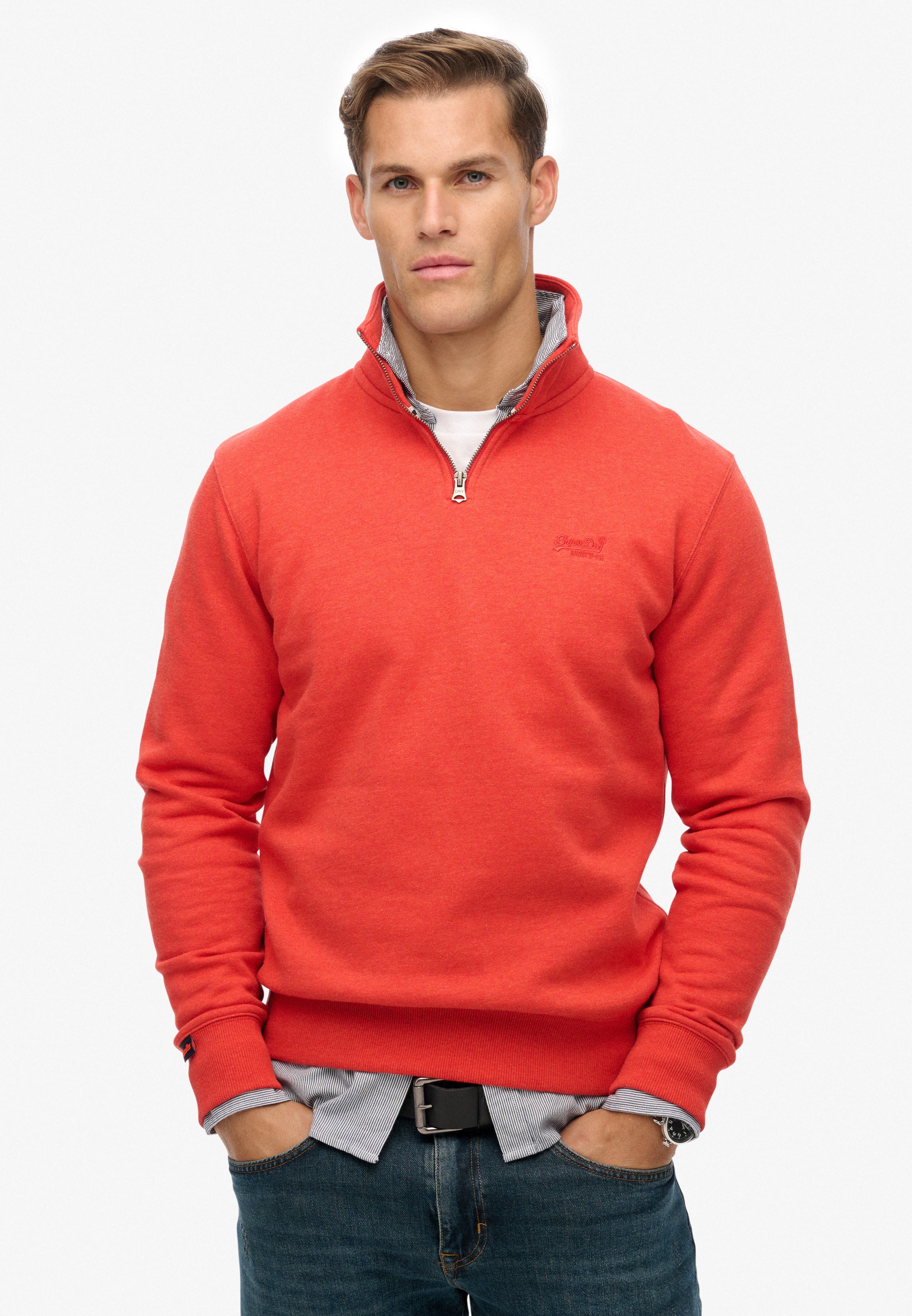 Essential Logo Half Zip Sweatshirt