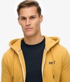 Essential Logo Half Brushed Zip Hoodie