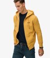 Essential Logo Half Brushed Zip Hoodie