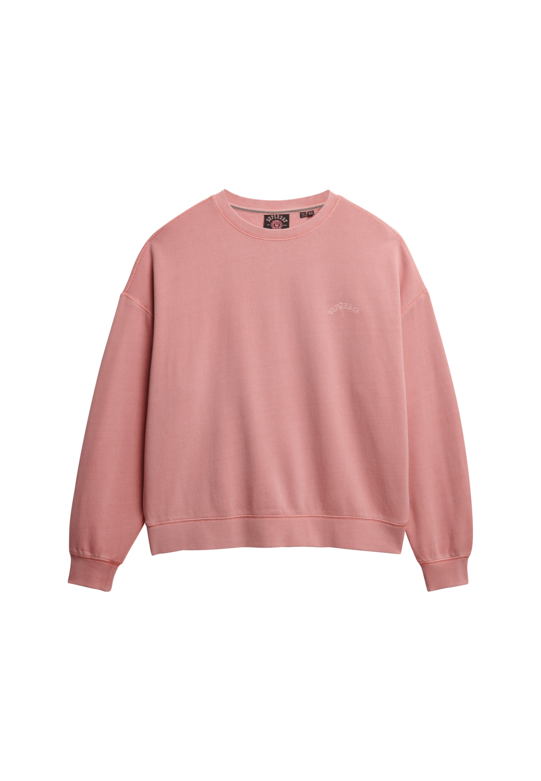 Essential Logo Garment Dyed Crew Sweatshirt