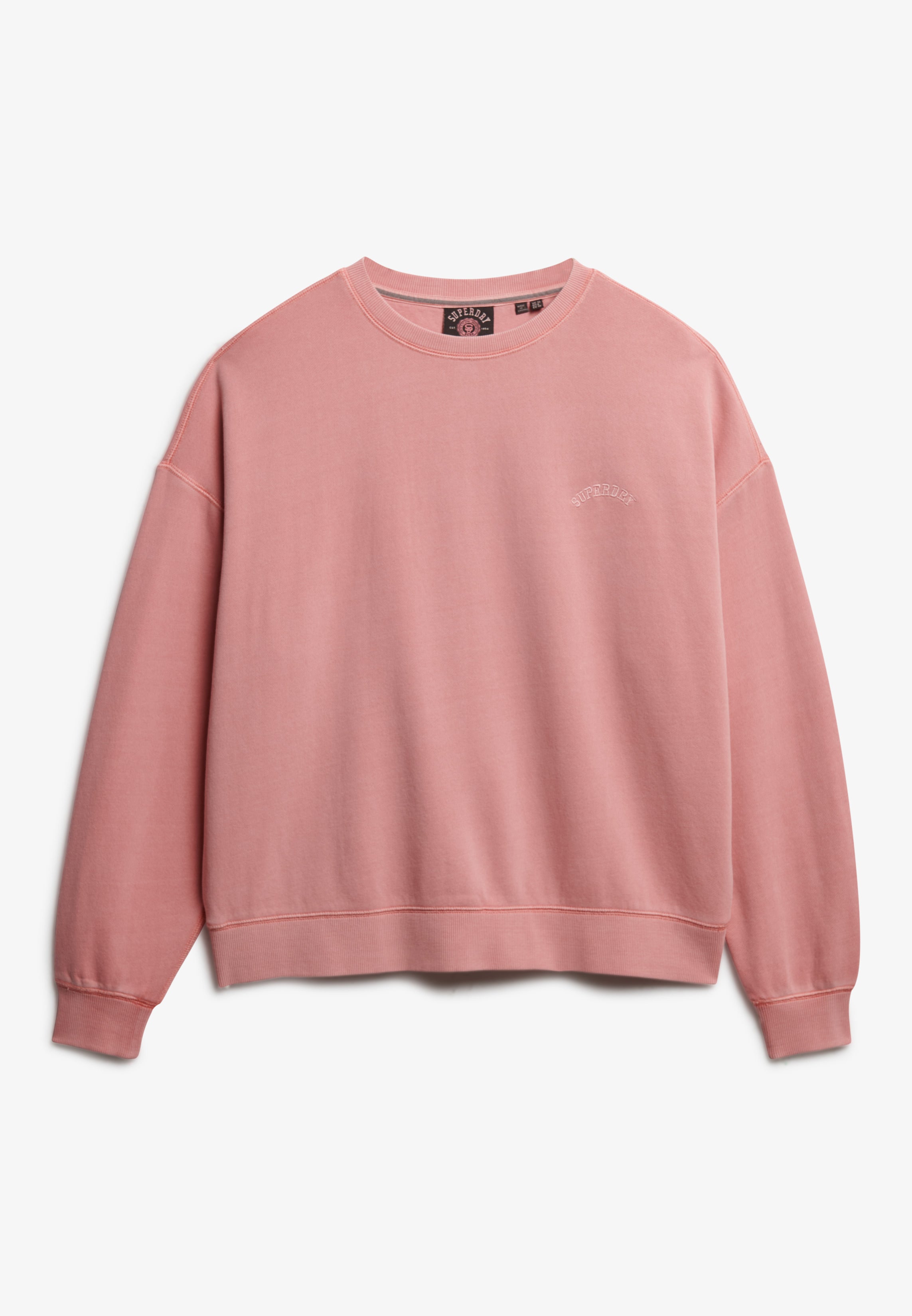 Essential Logo Garment Dyed Crew Sweatshirt