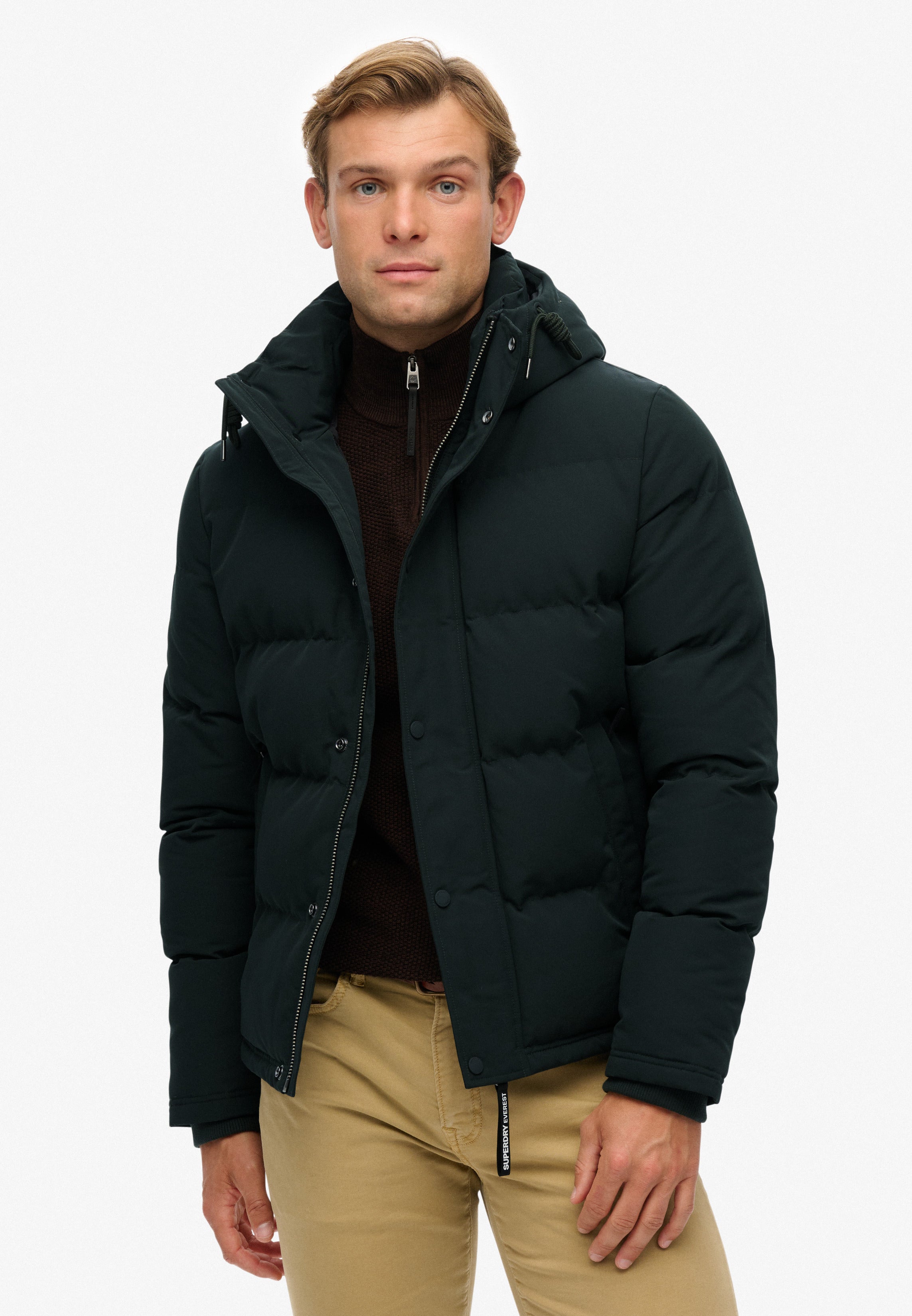 Everest Short Hooded Puffer Jacket