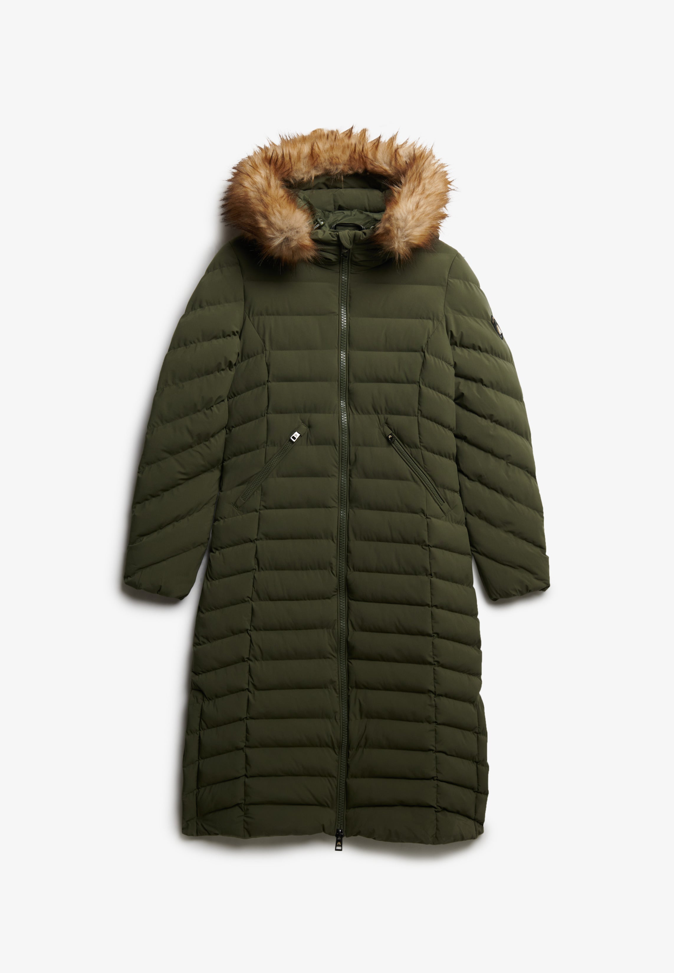 Fuji Faux Fur Hooded Longline