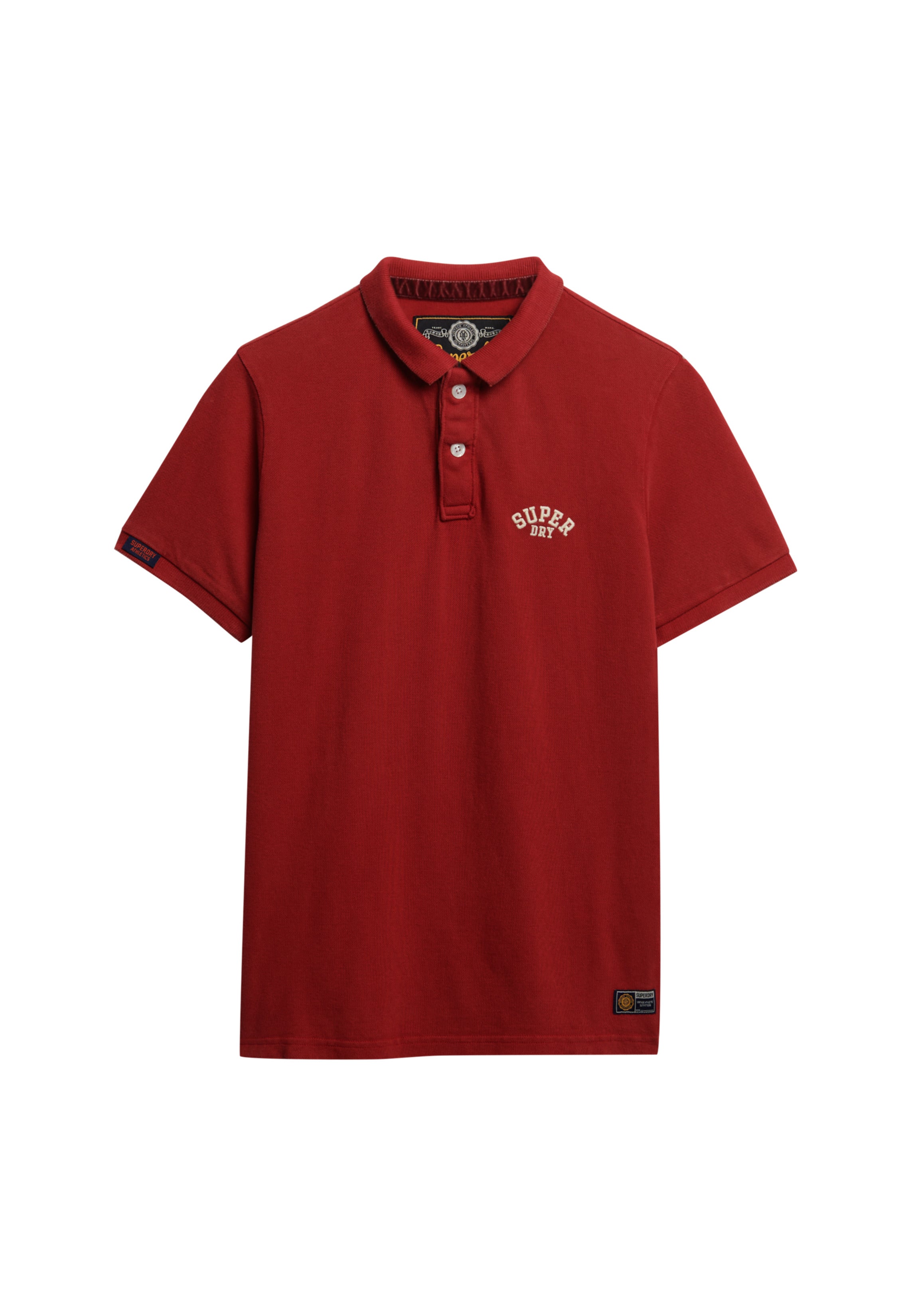 Vintage Athletic Embroidered Polo Shirt