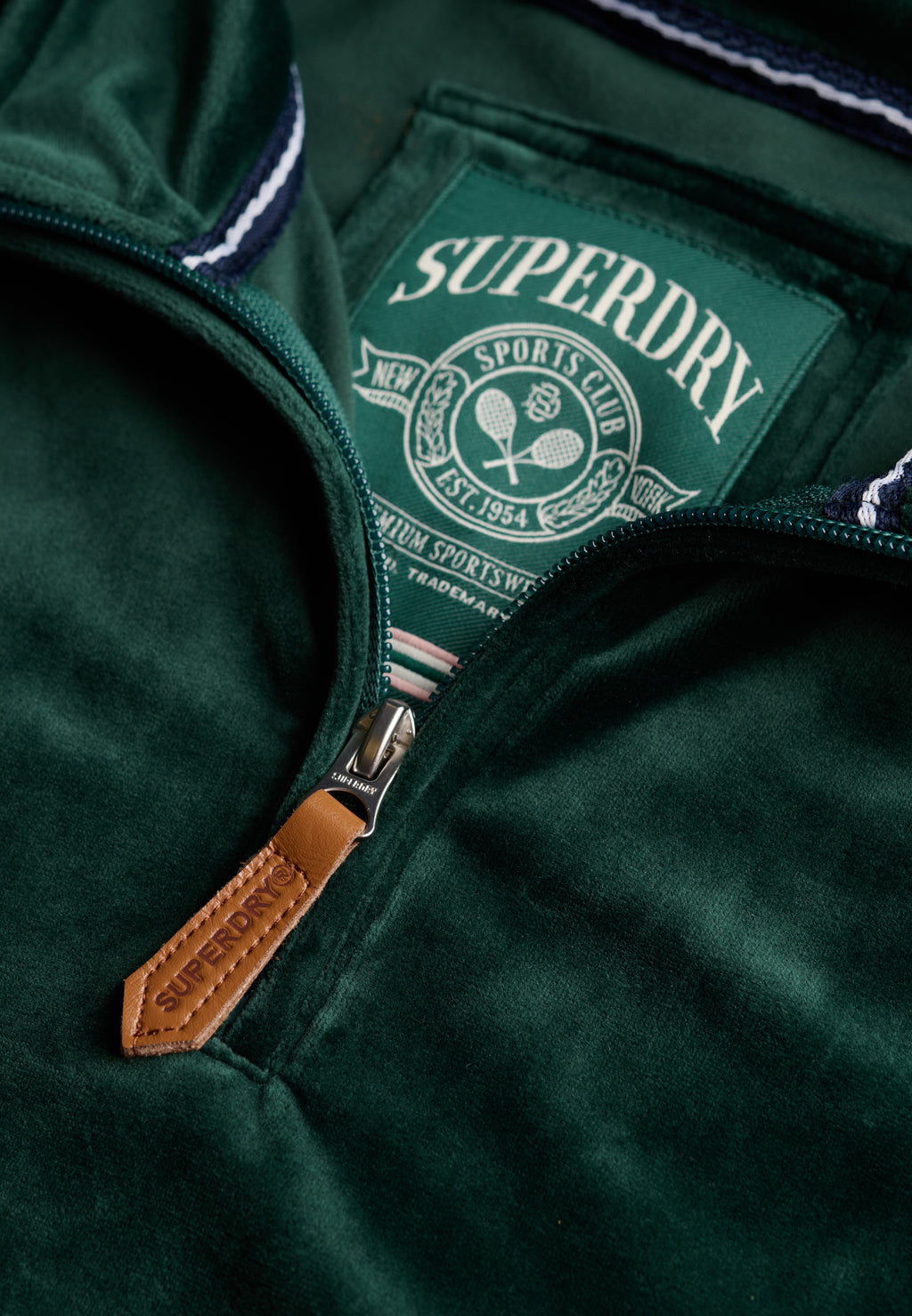 Country Club Velour Quarter Zip