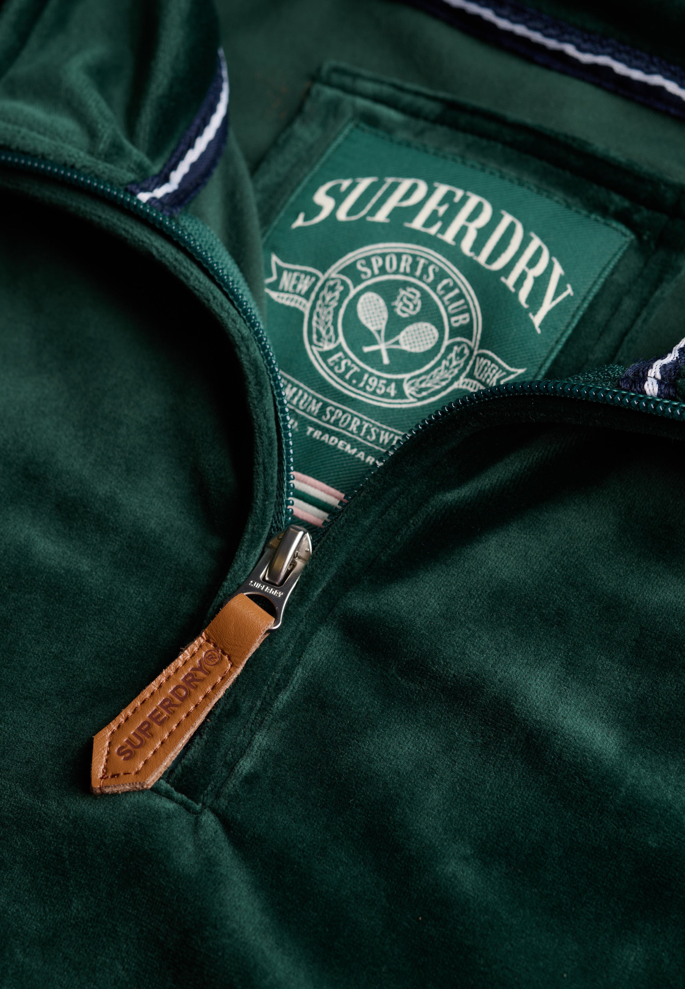 Country Club Velour Quarter Zip