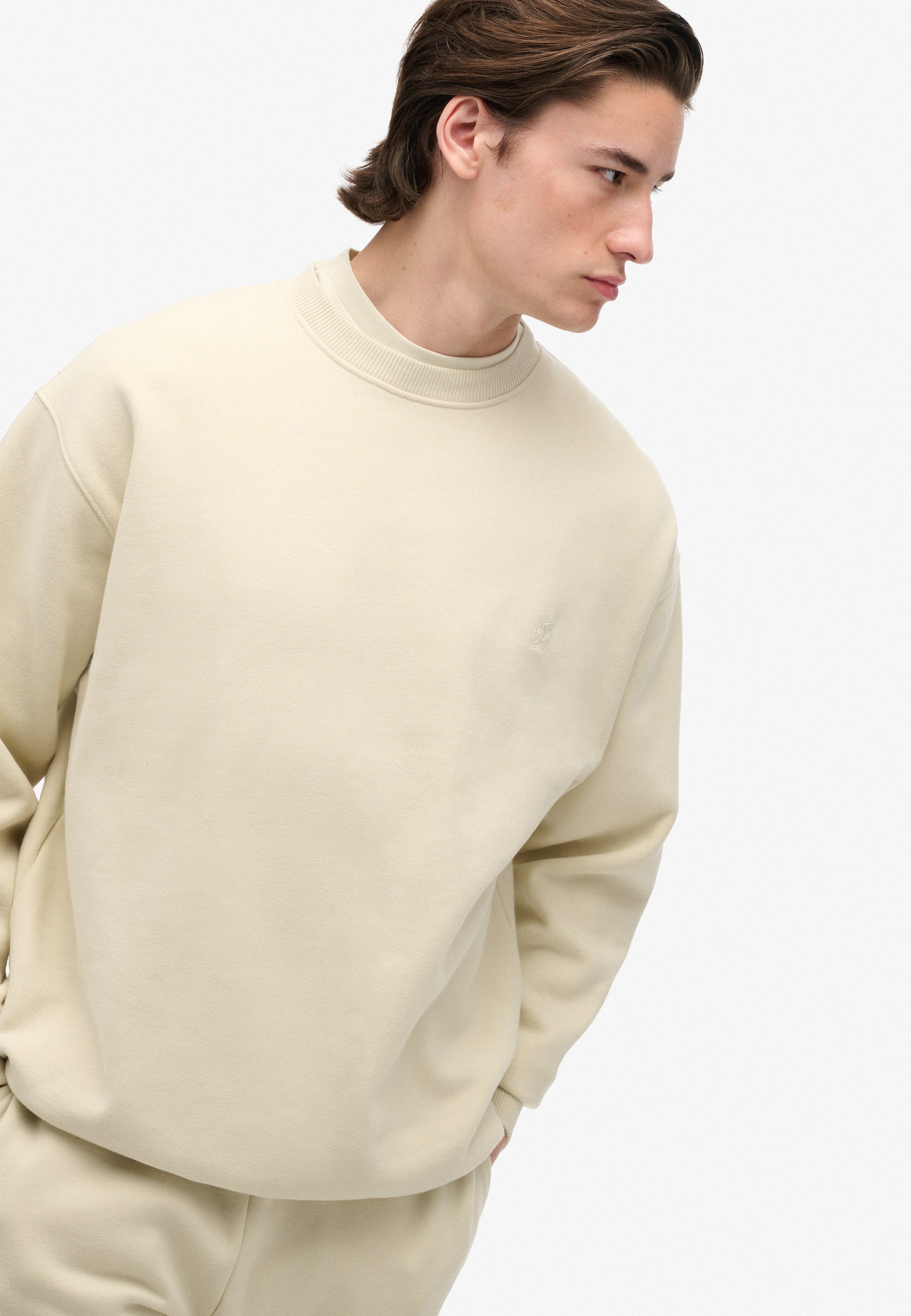 Blank Oversized Crew Sweatshirt