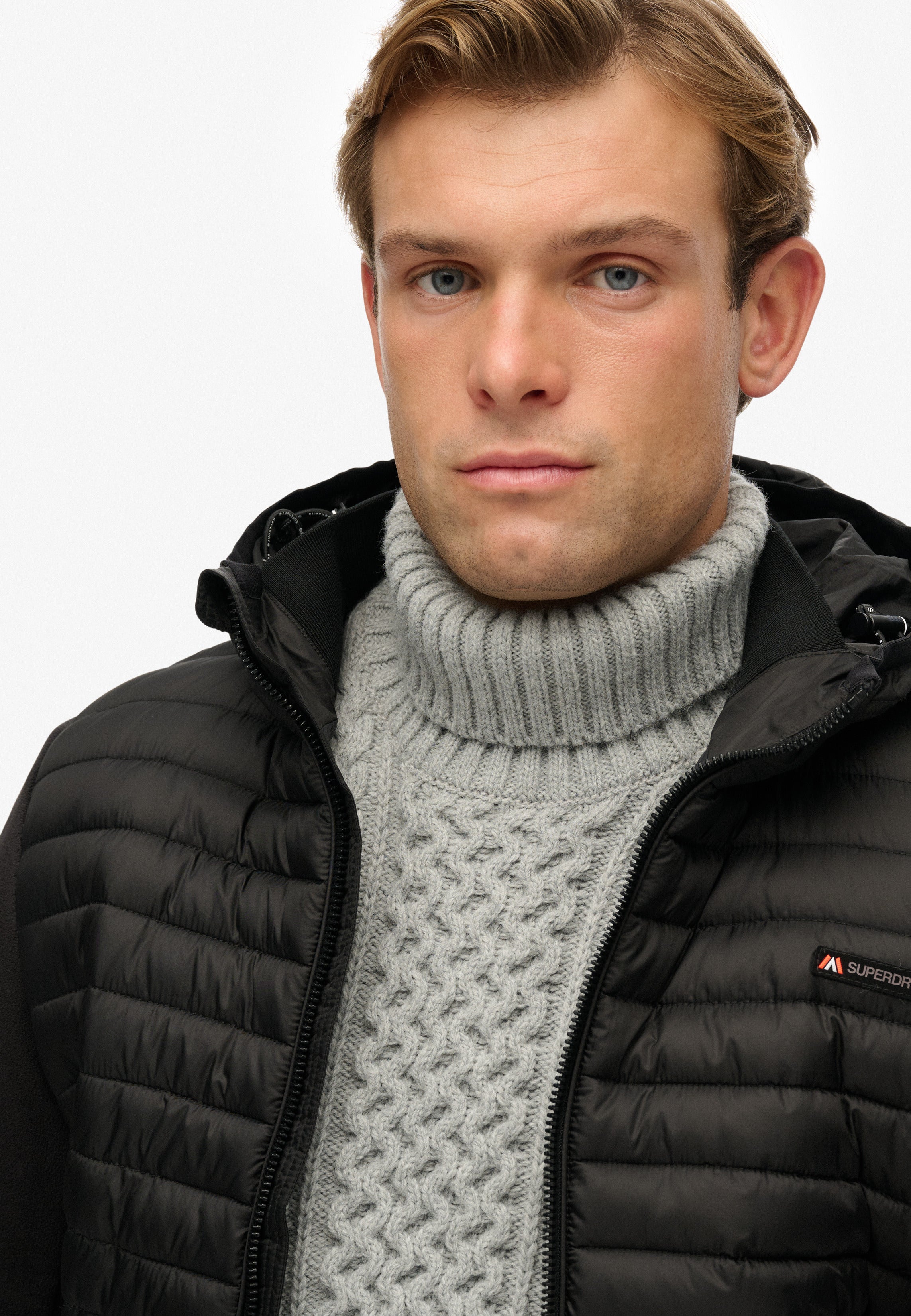 Hooded Storm Fleece Hybrid Jacket