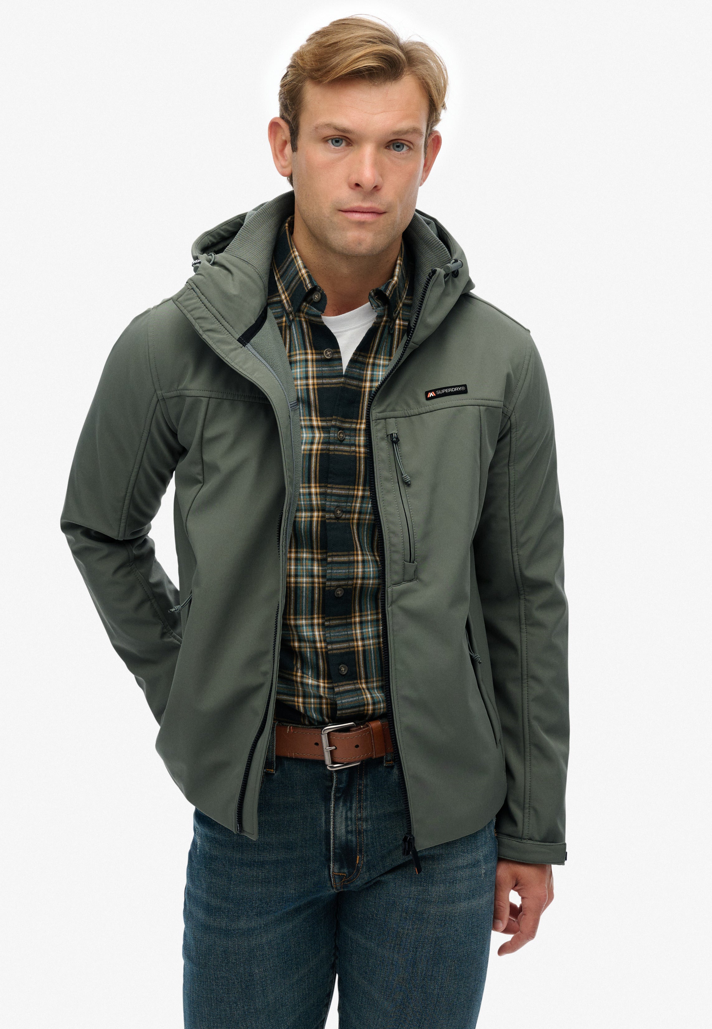 Hooded Soft Shell Trekker Jacket