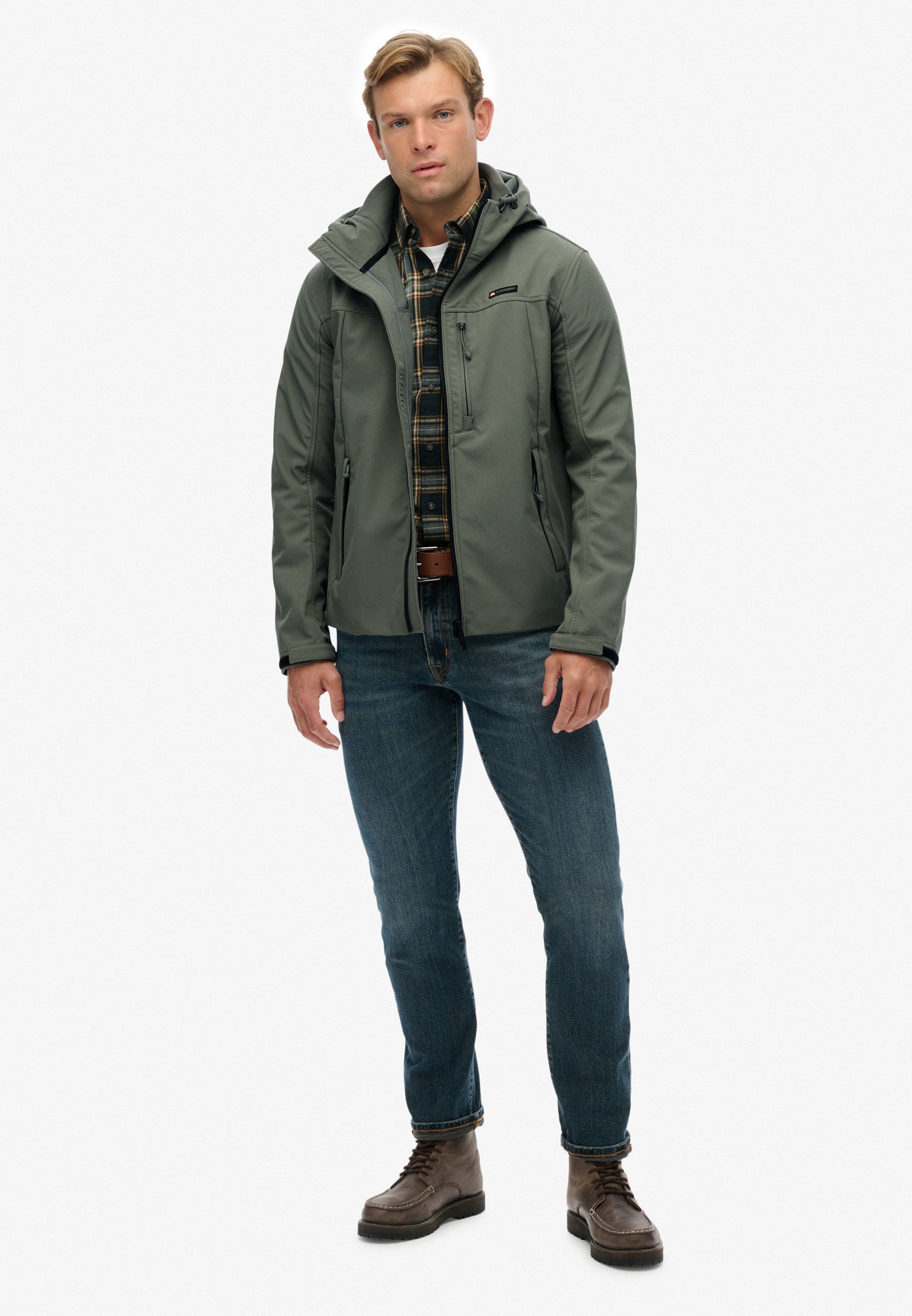 Hooded Soft Shell Trekker Jacket