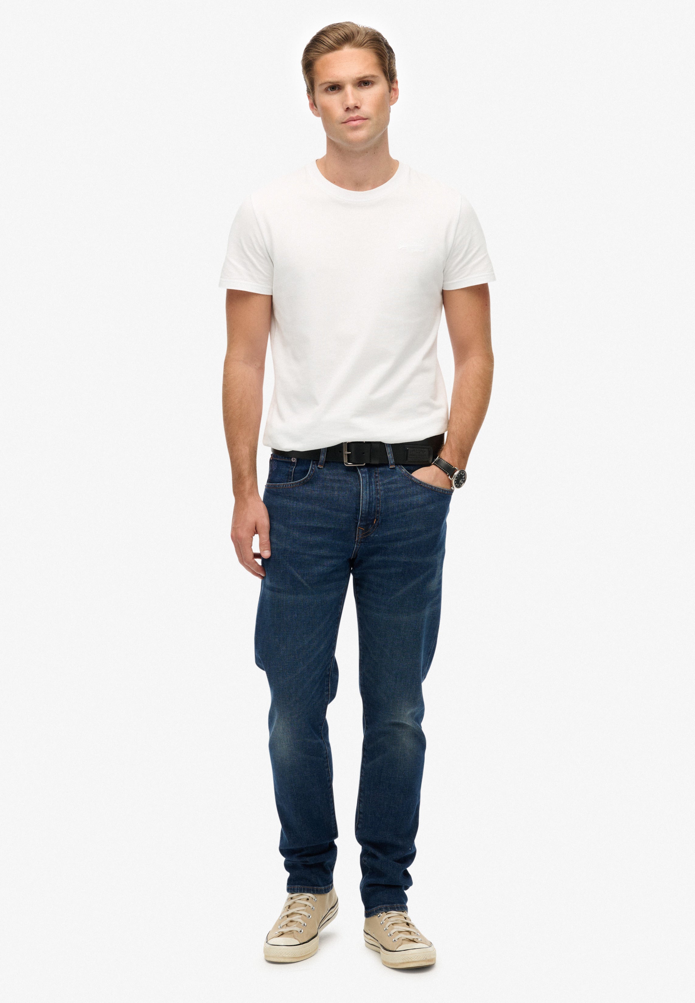 Organic Cotton Vintage Slim Straight Jeans
